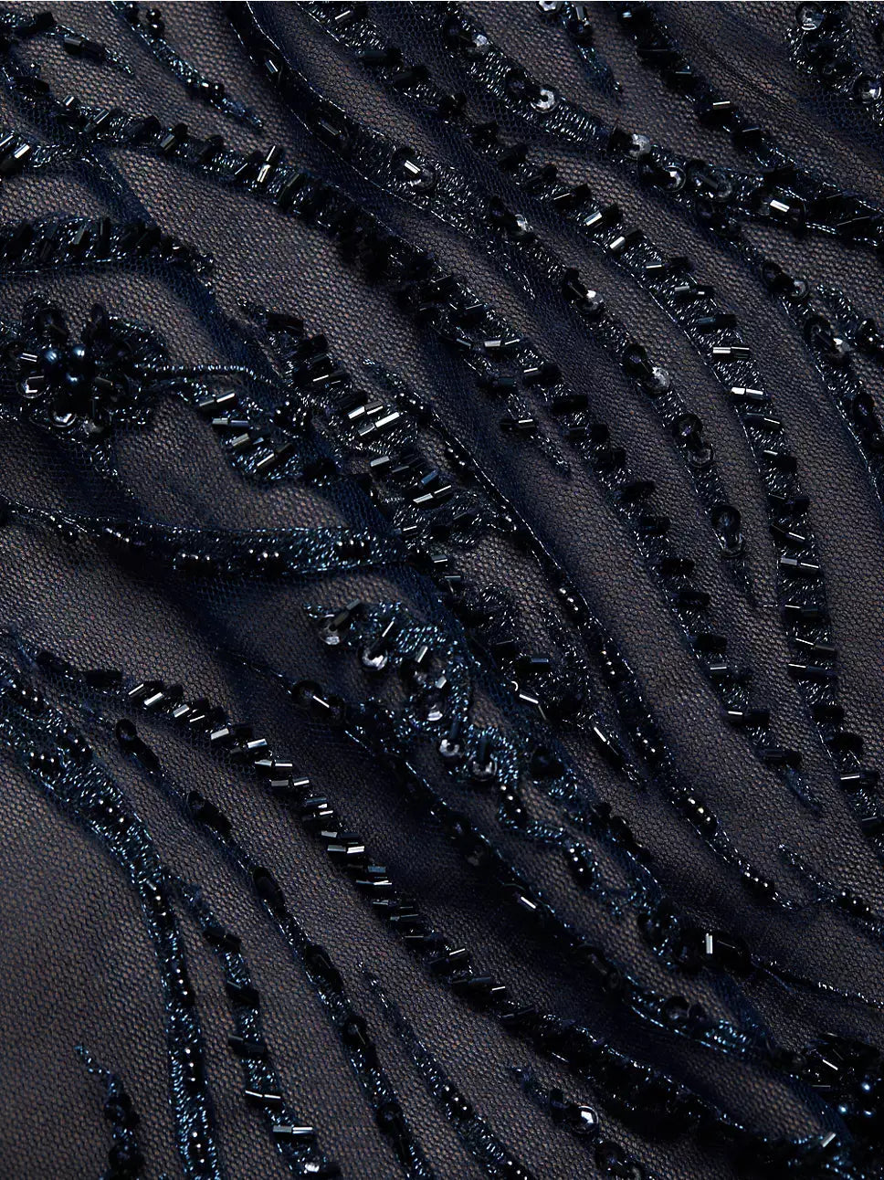 V-Neck Beaded A-line Gown Gown Rene Ruiz Collection