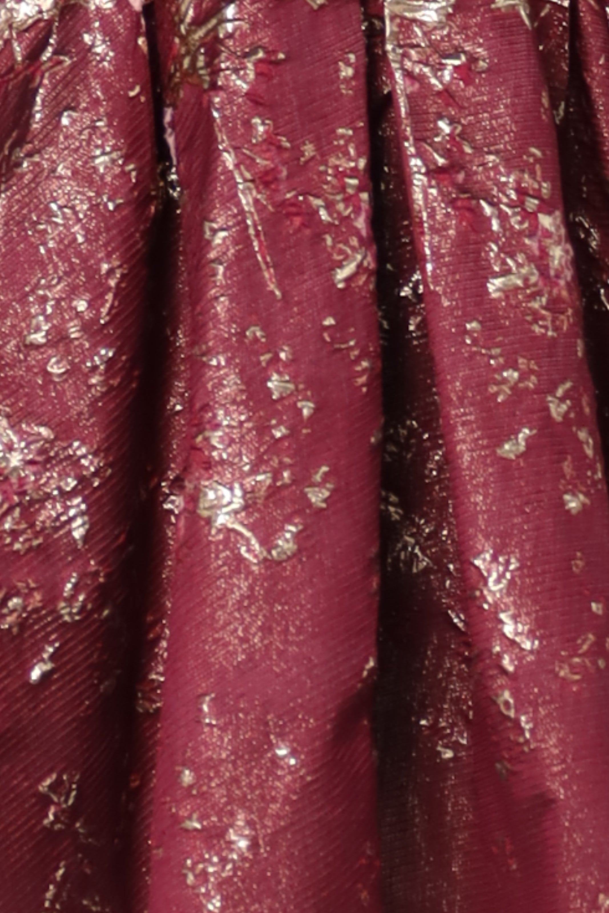 Puff Sleeve A-line Brocade Cocktail Cocktail Rene Ruiz Collection