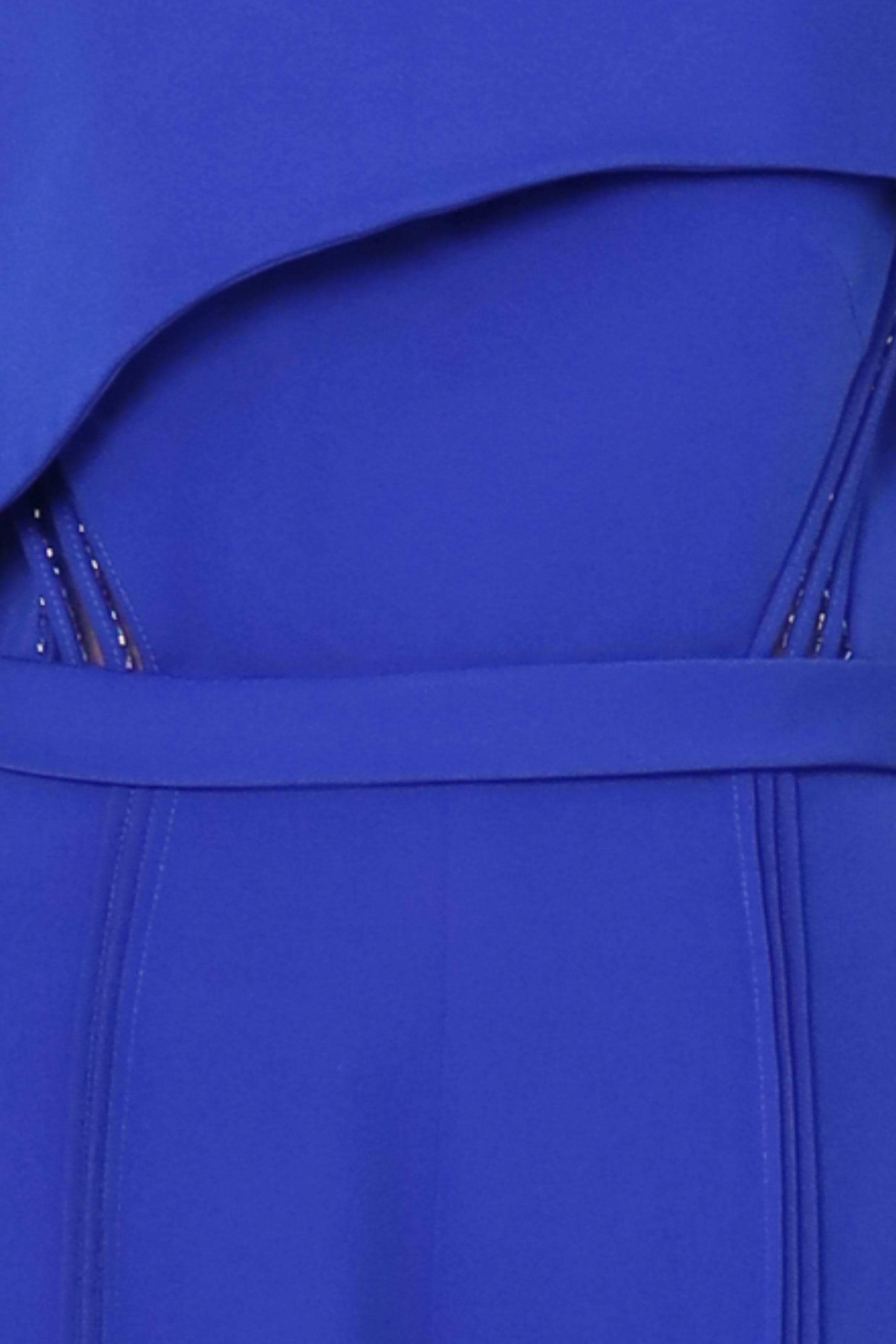 Off the Shoulder Crepe Jumpsuit Jumpsuit Rene Ruiz Collection