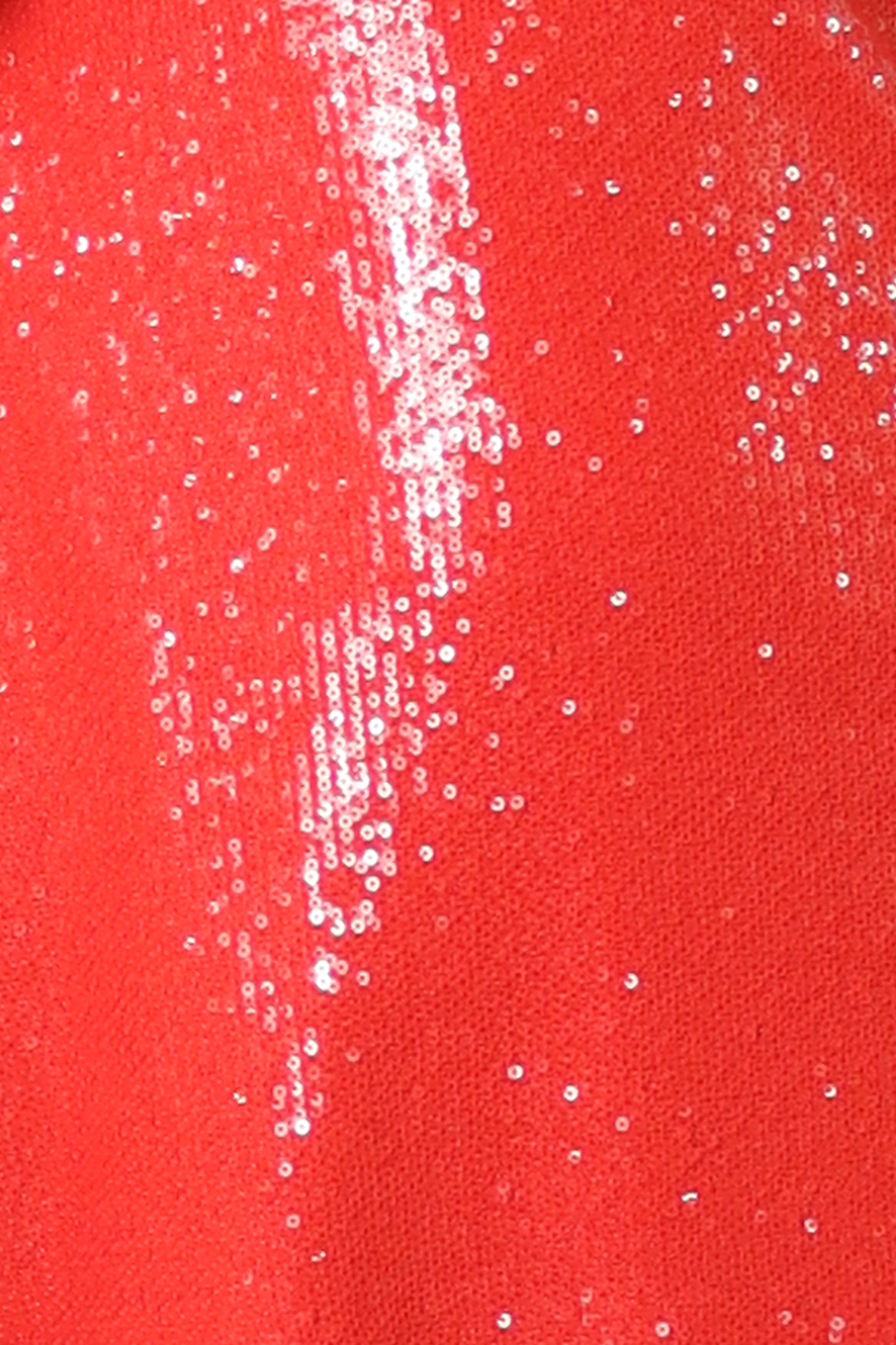 V Neck Flare Sleeve Sequin A-Line Cocktail Cocktail Rene Ruiz Collection