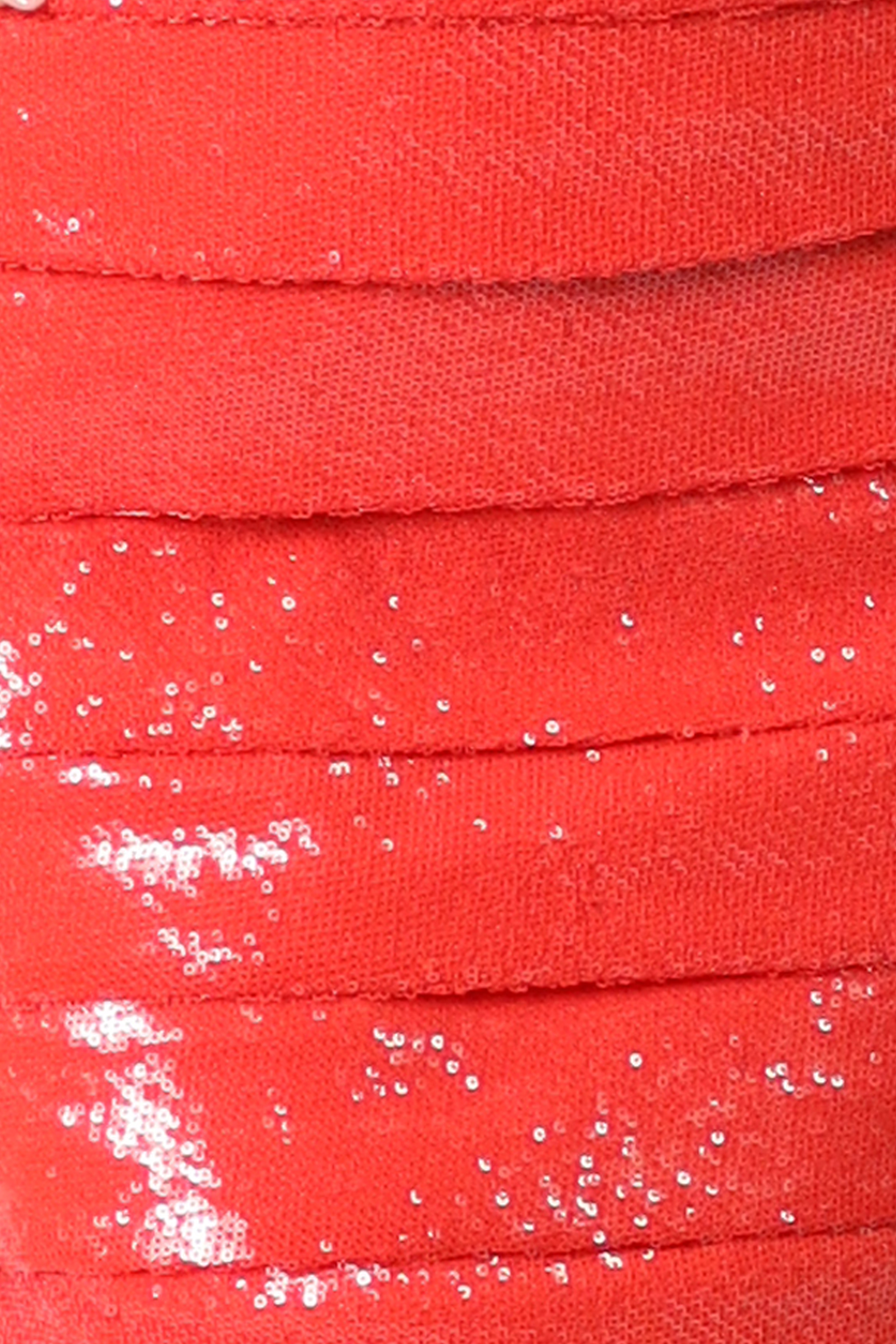 Strapless Sequin Tiered Zip Off Gown Gown Rene Ruiz Collection