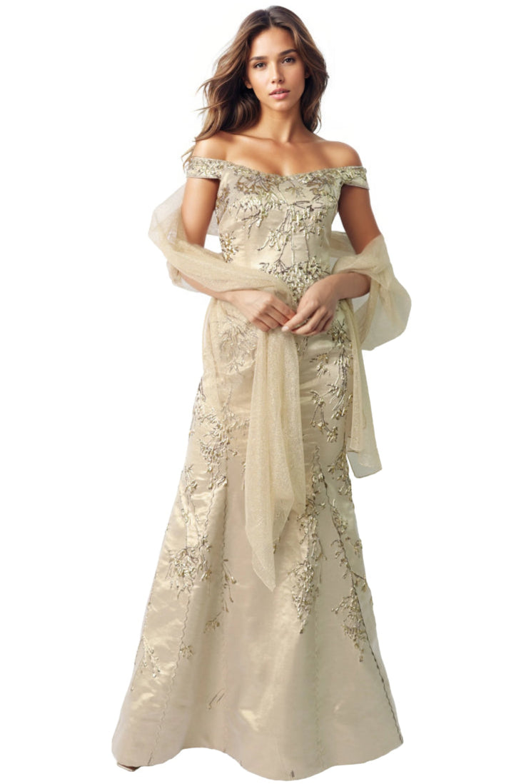 Shawl Accessory Rene Ruiz Collection Gold