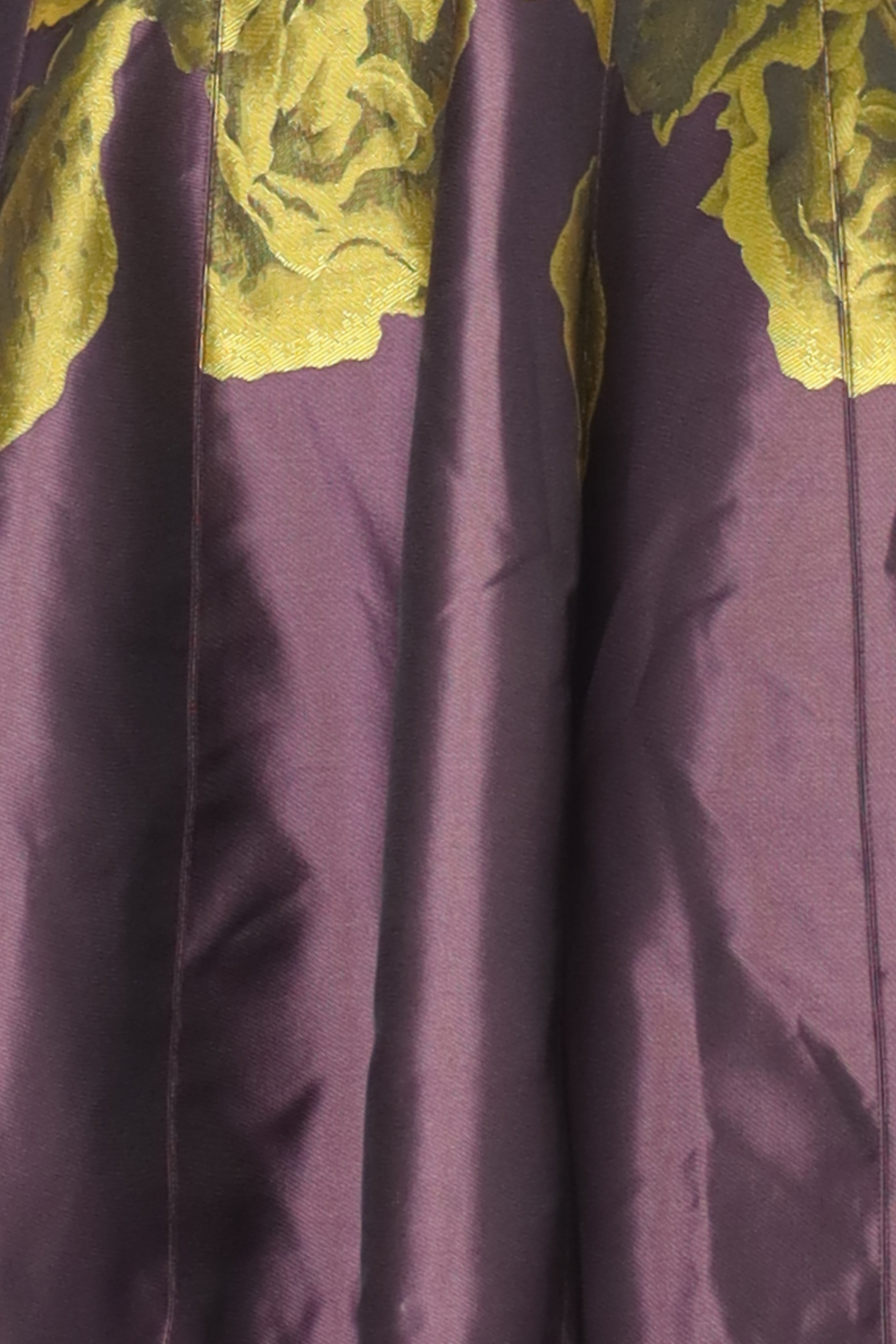 Strapless Floral Brocade A-Line Cocktail