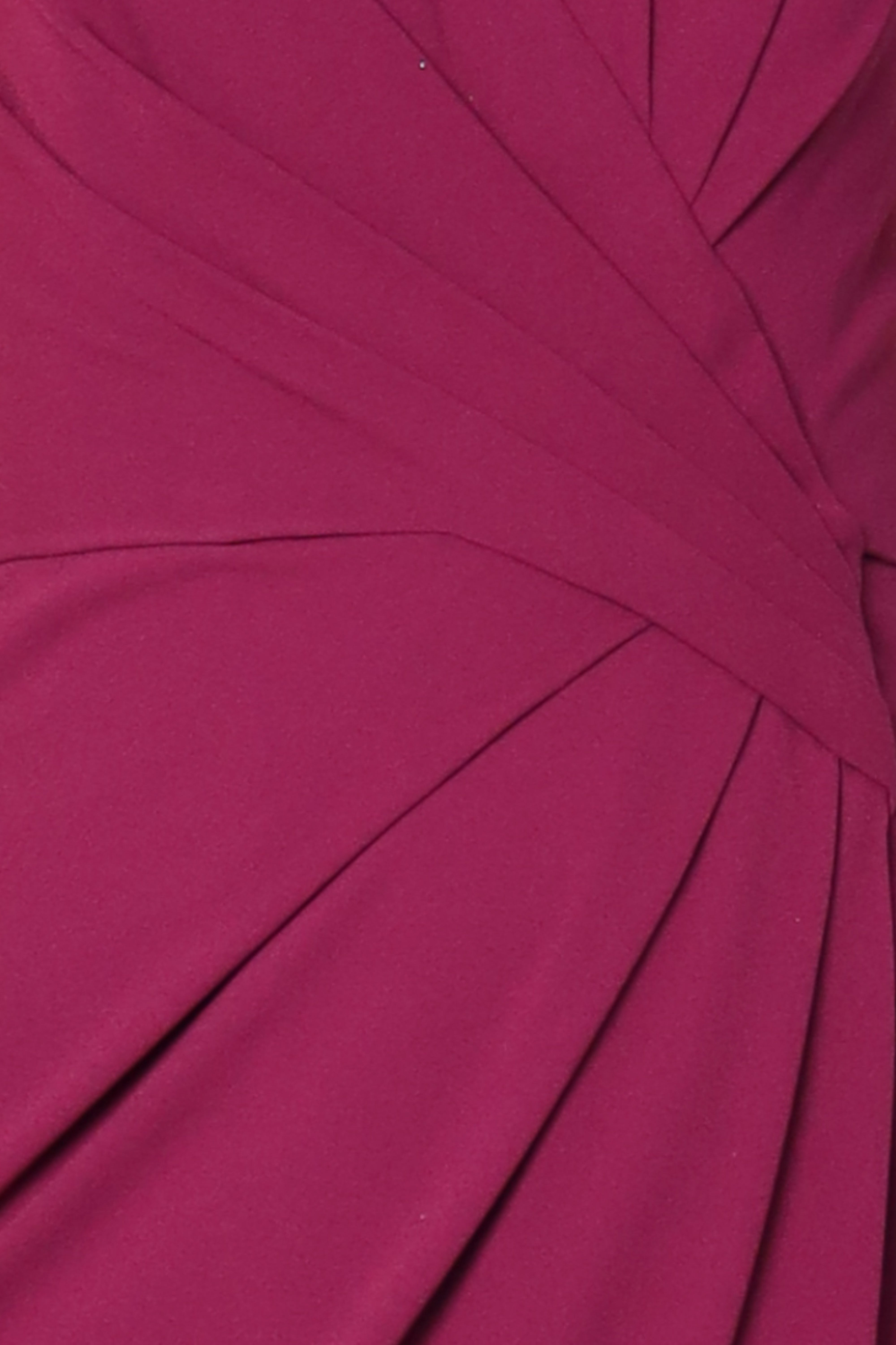 Strapless V Neck Draped Crepe Column Gown Gown Rene Ruiz Collection