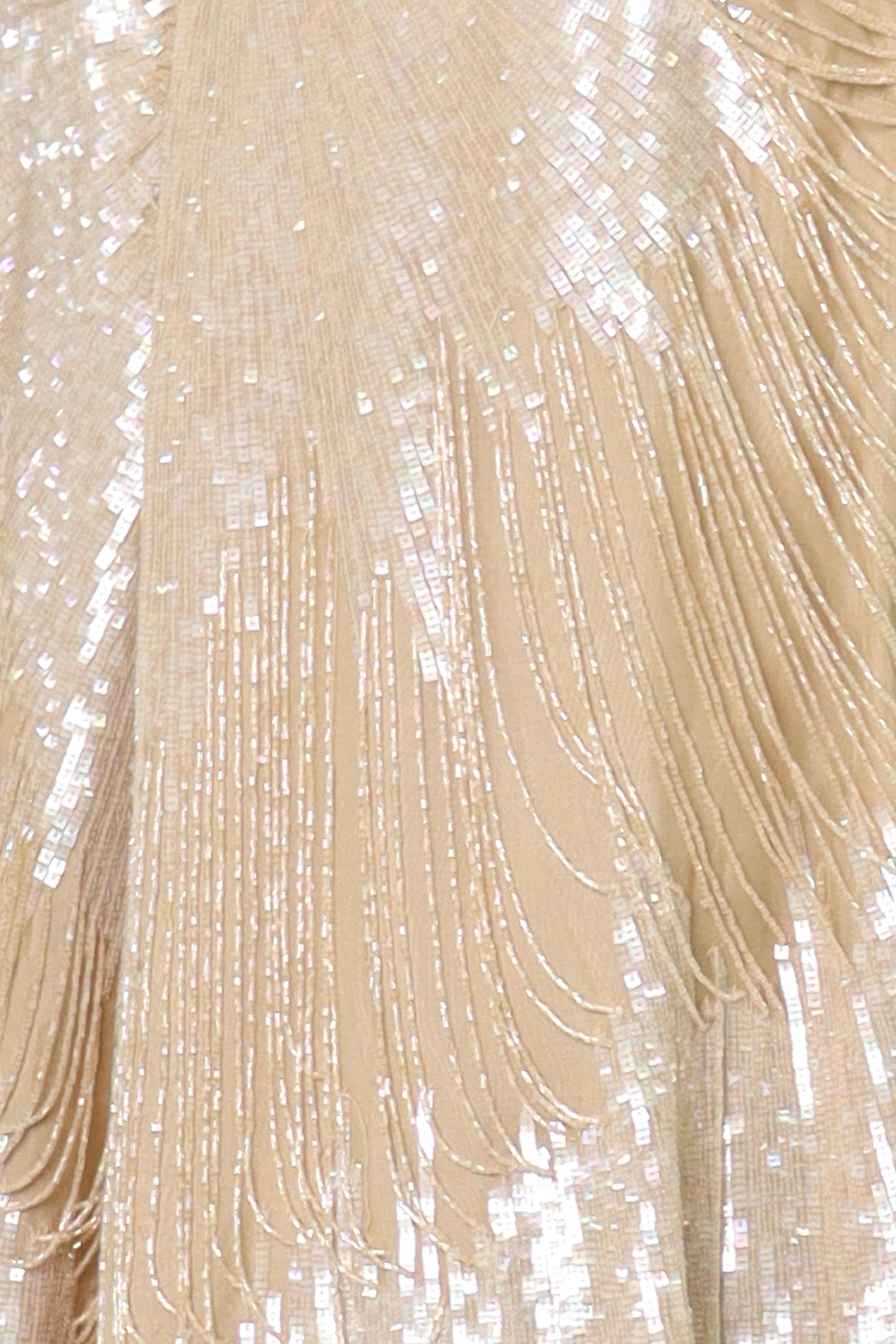 Off The Shoulder Beaded Column Gown Gown Rene Ruiz Collection