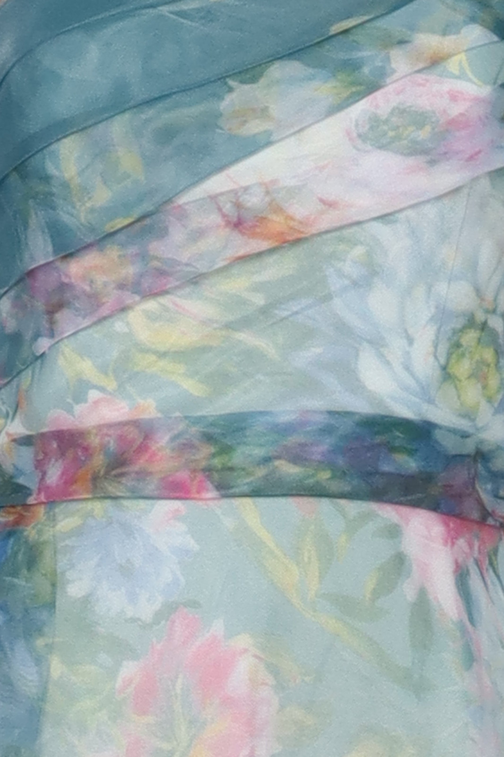 One Shoulder A-line Organza Gown Gown Rene Ruiz Collection