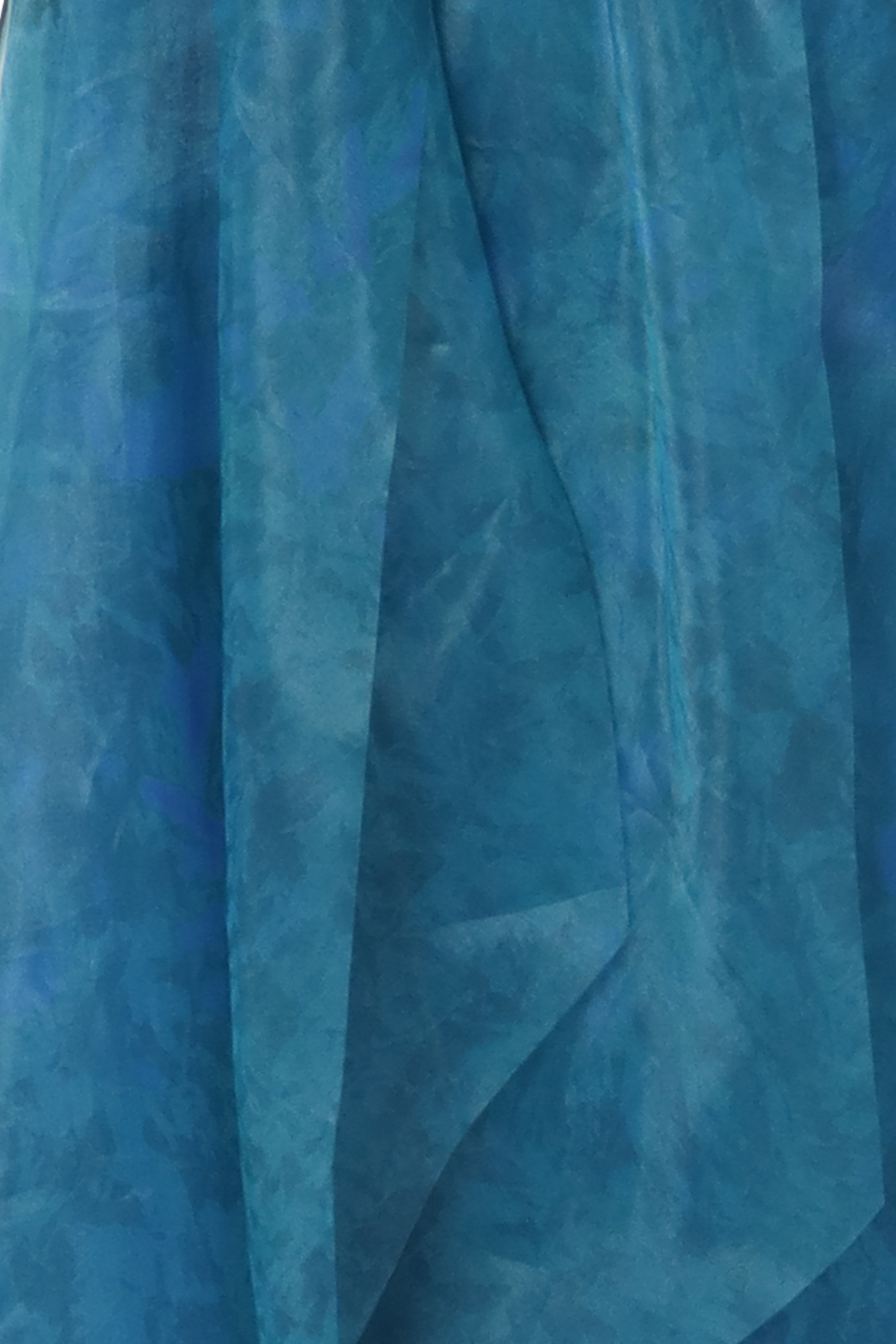 V-Neck Organza A-Line Gown Gown Rene Ruiz Collection