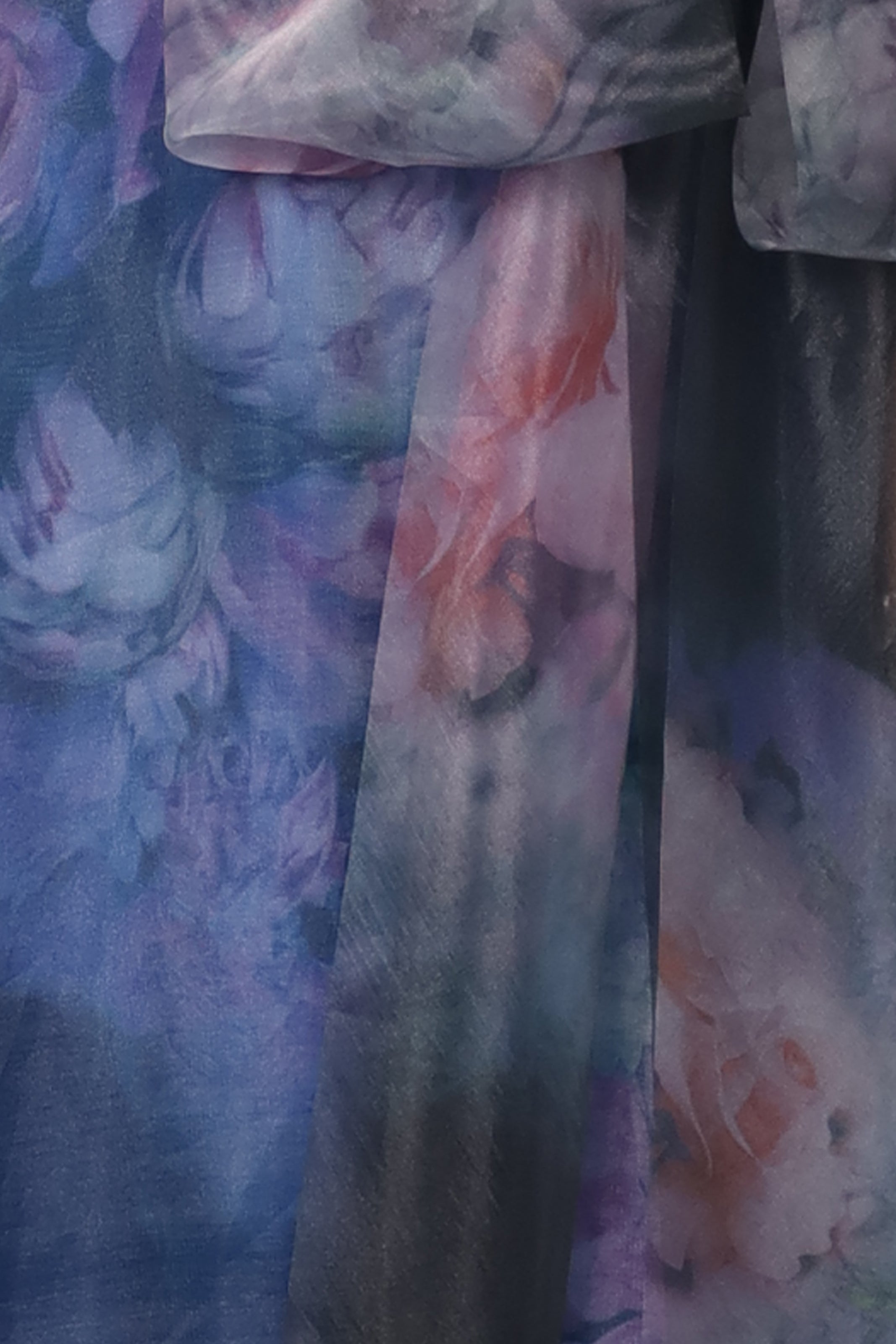 V-Neck Organza A-Line Gown Gown Rene Ruiz Collection