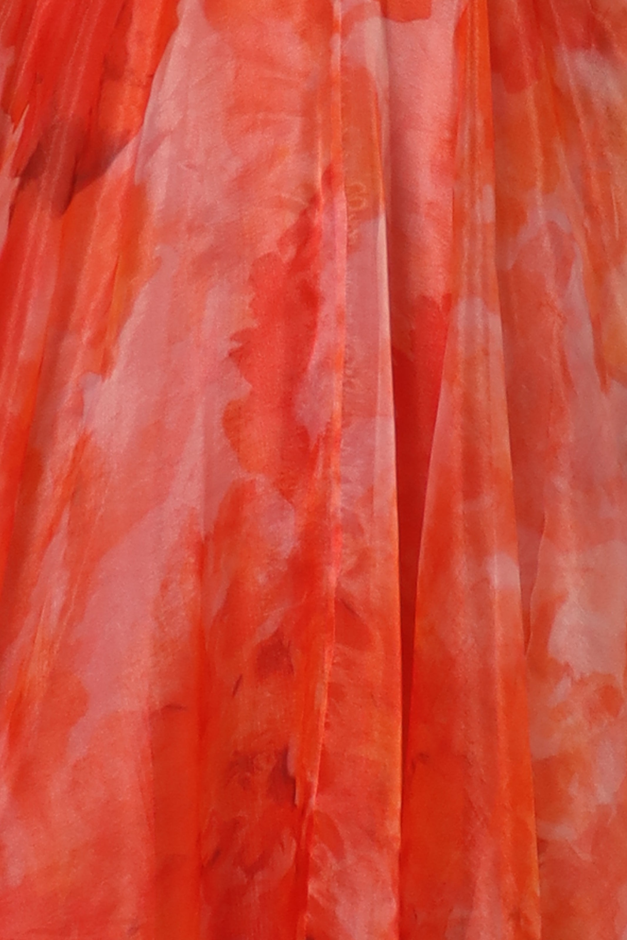Wrap Sleeve Off The Shoulder Organza Gown Gown Rene Ruiz Collection