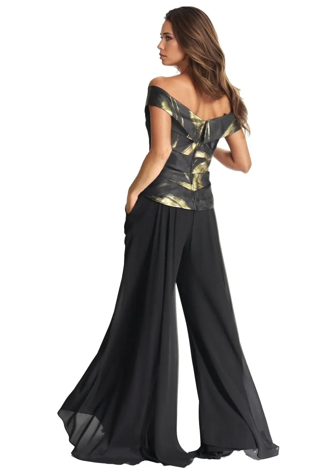 Off The Shoulder Pleated Top Top Rene Ruiz Collection