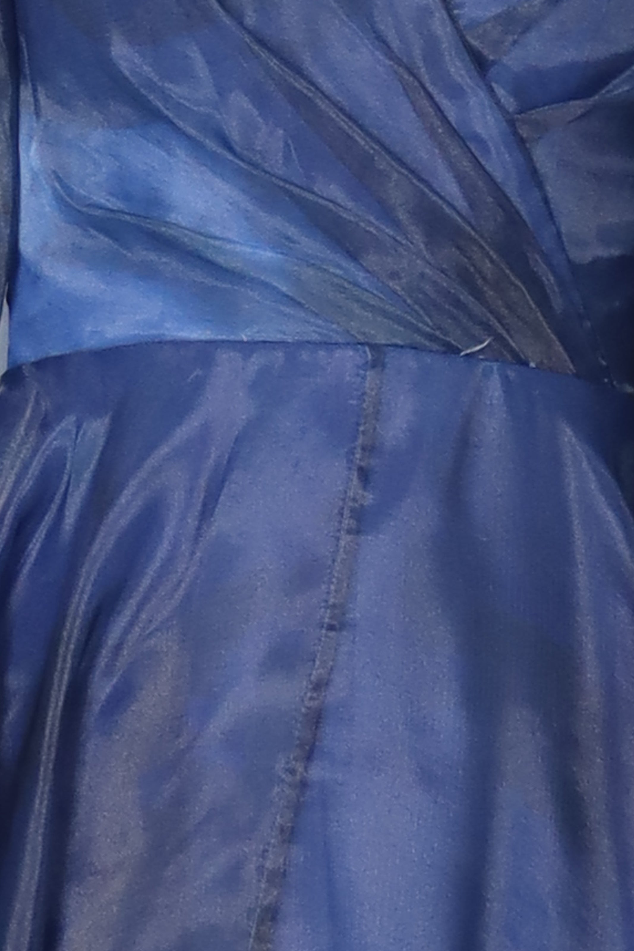 3/4 Puff Sleeve Organza Gown Gown Rene Ruiz Collection