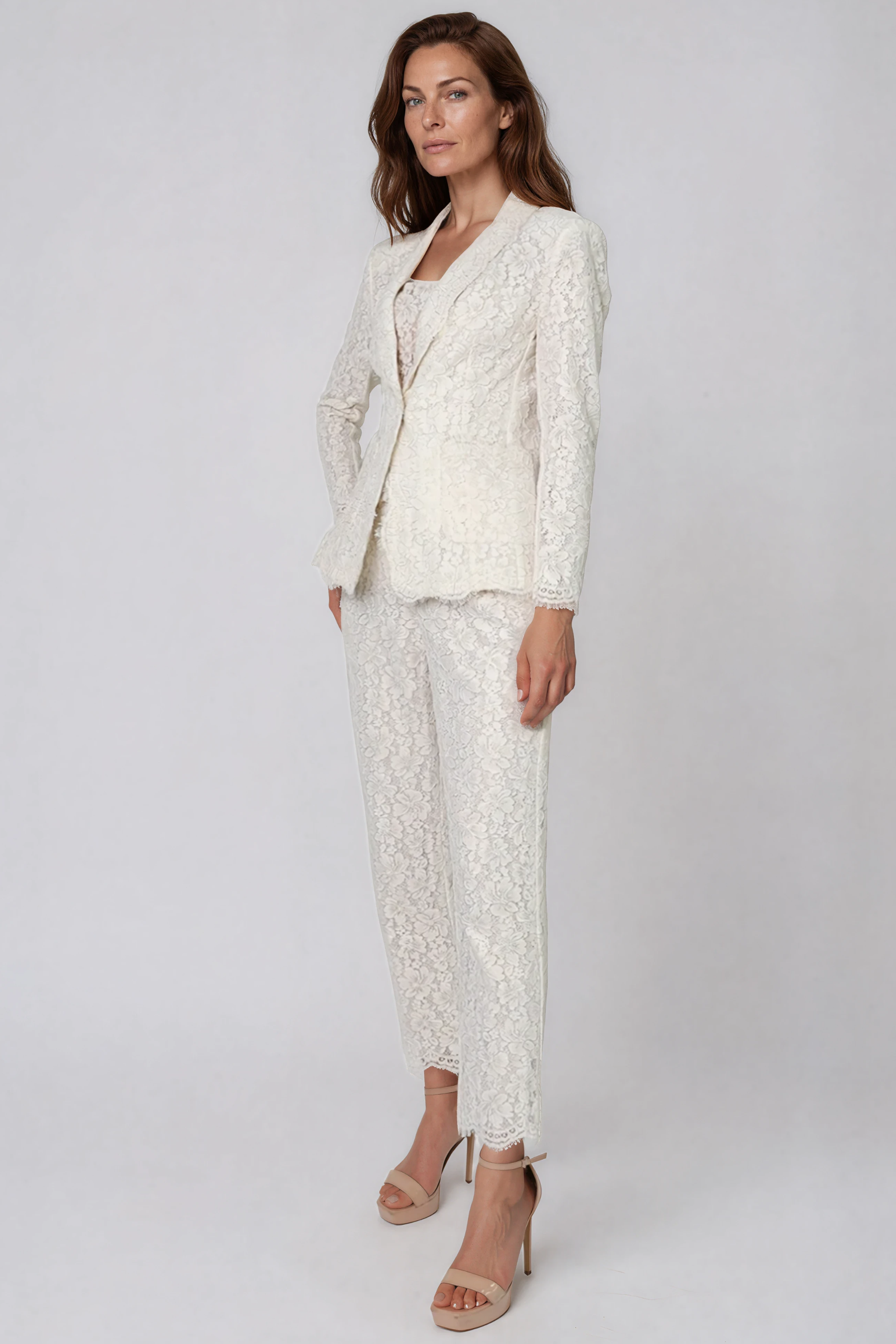 Tailored Lace Pants Rene Ruiz Collection