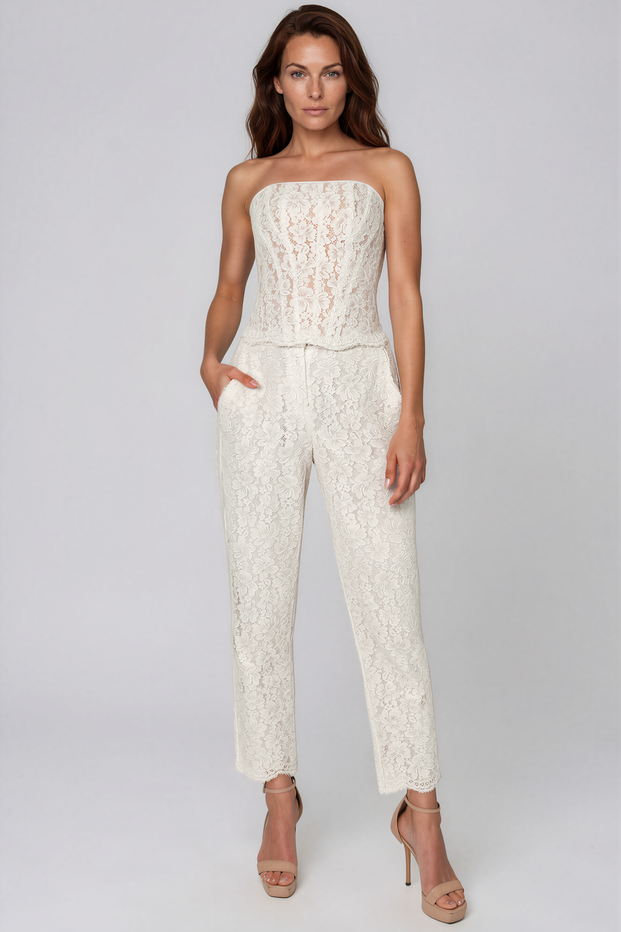 Strapless Lace Bustier Bustier Rene Ruiz Collection