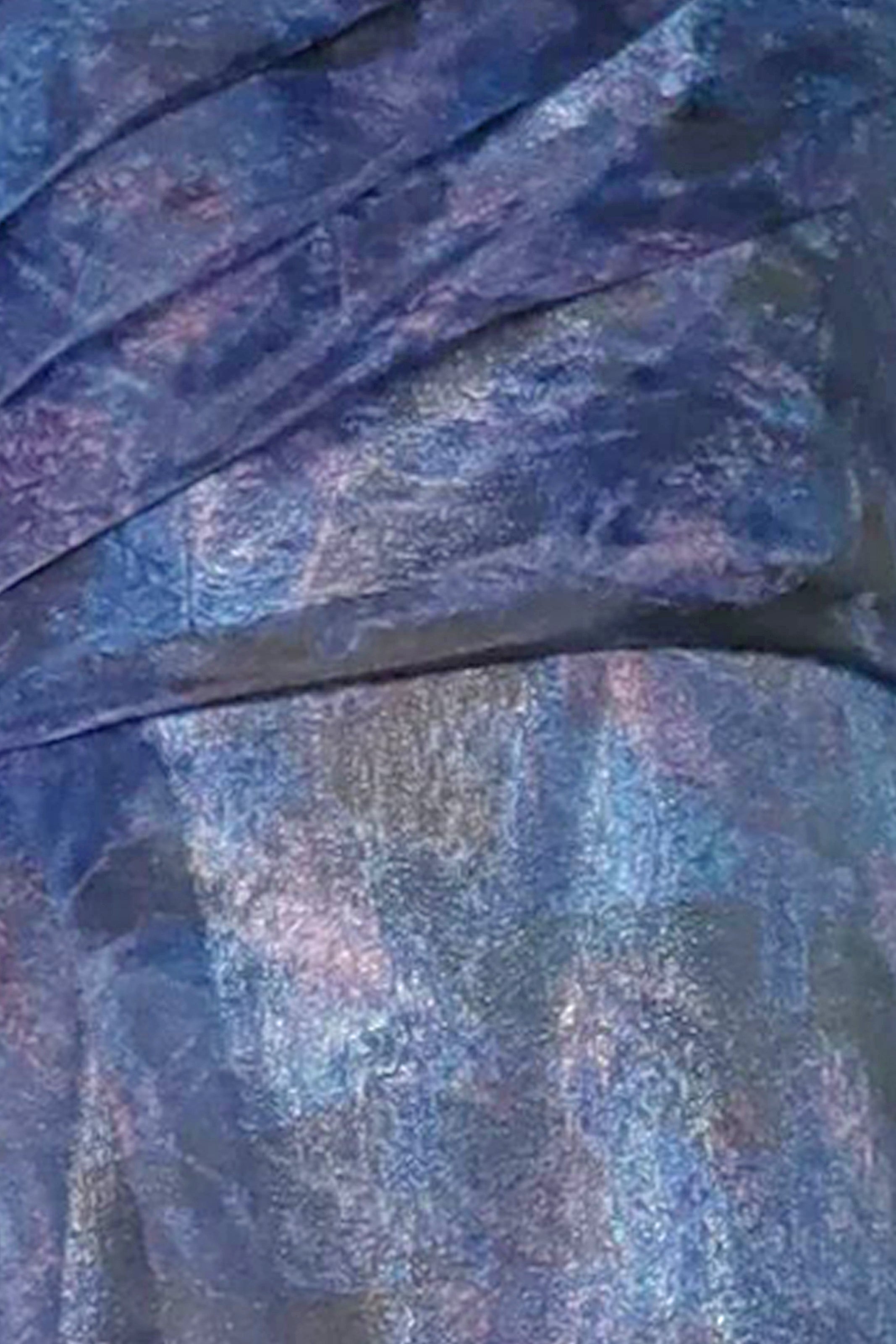 One Shoulder A-line Organza Gown