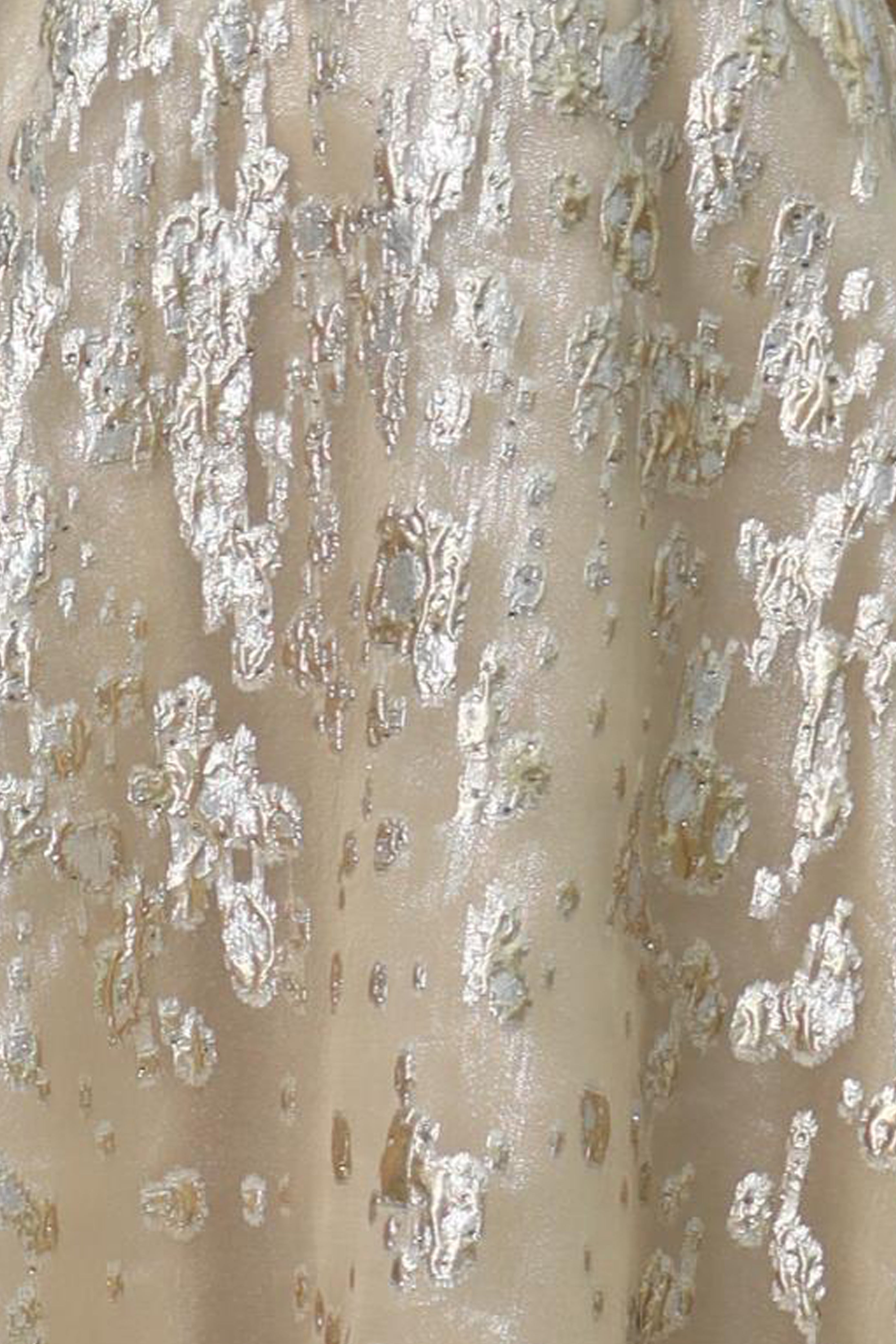 Fil Coupe Illusion Neckline A-Line Gown Gown Rene Ruiz Collection