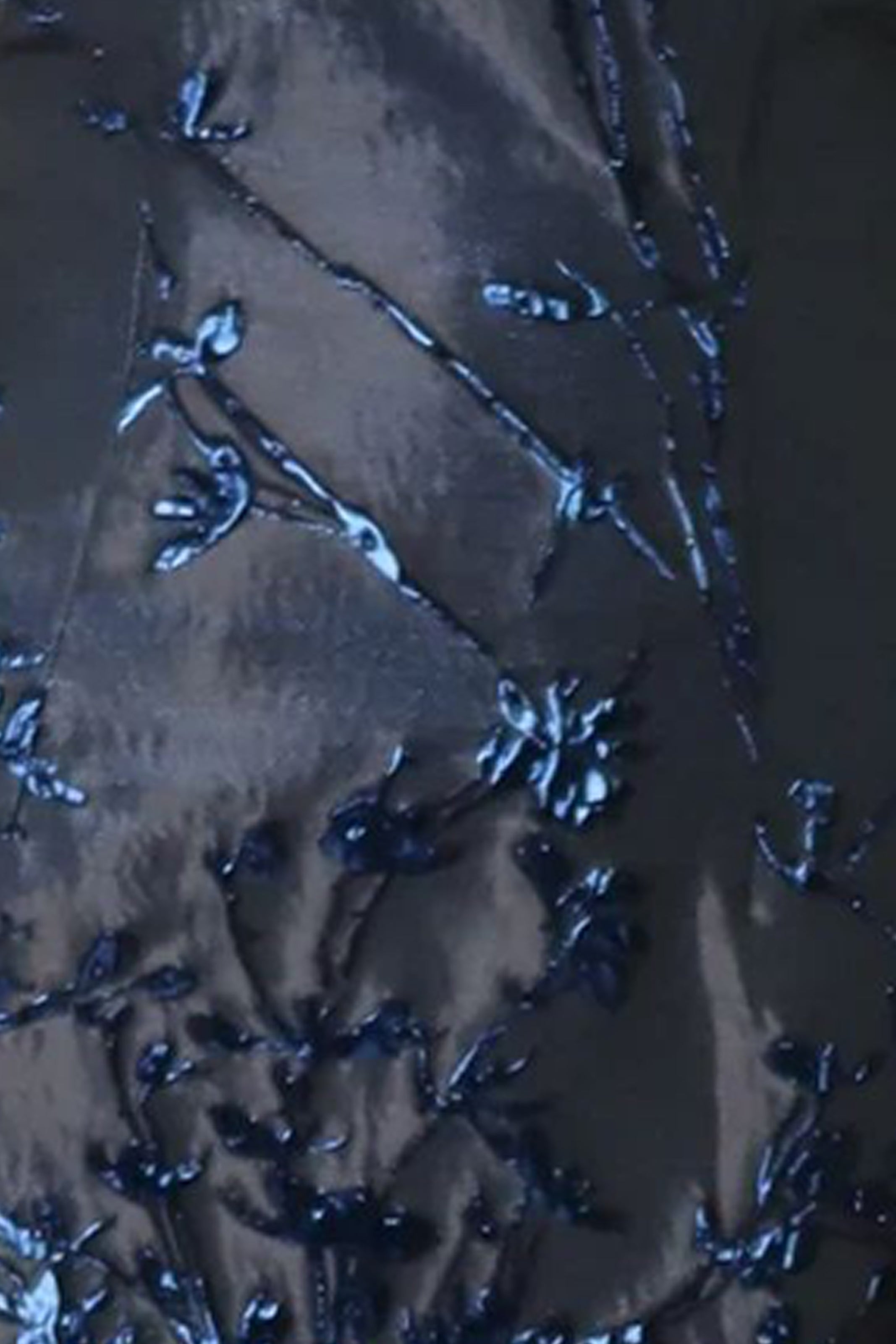 Strapless Sheath Brocade Gown