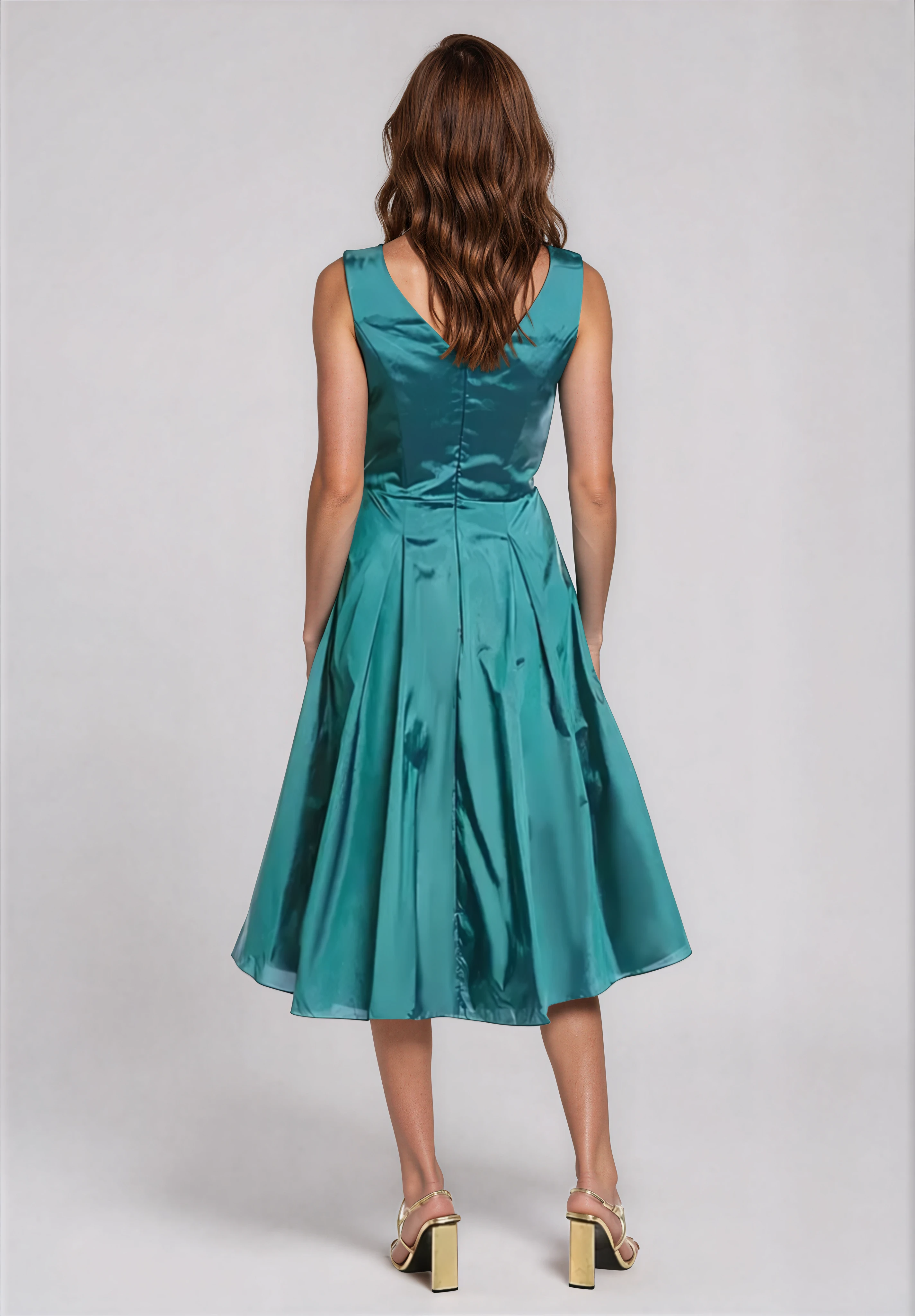 Sweetheart Taffeta A-Line Cocktail Cocktail Rene Ruiz Collection