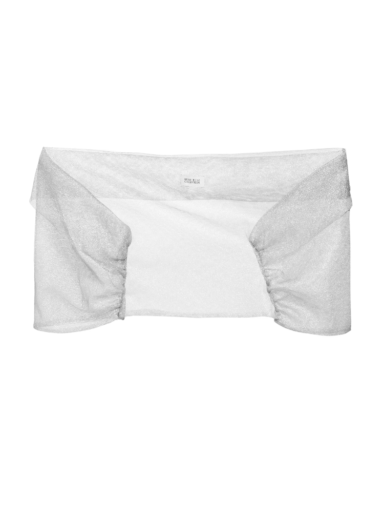 Tulle Bolero Accessory Rene Ruiz Collection Silver 14/16