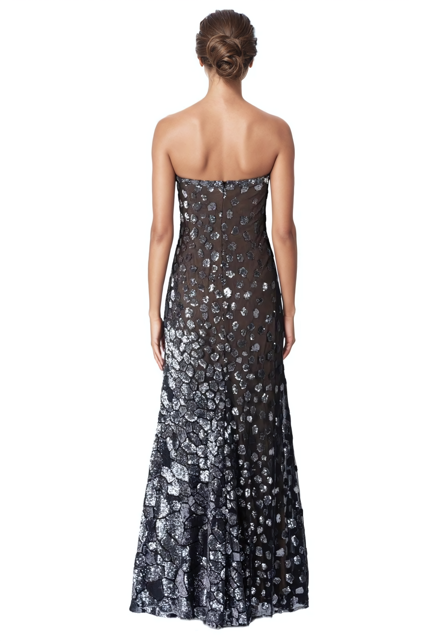 Strapless Fit and Flare Gown (STORE STOCK MANHASSET) Gown Rene Ruiz Collection