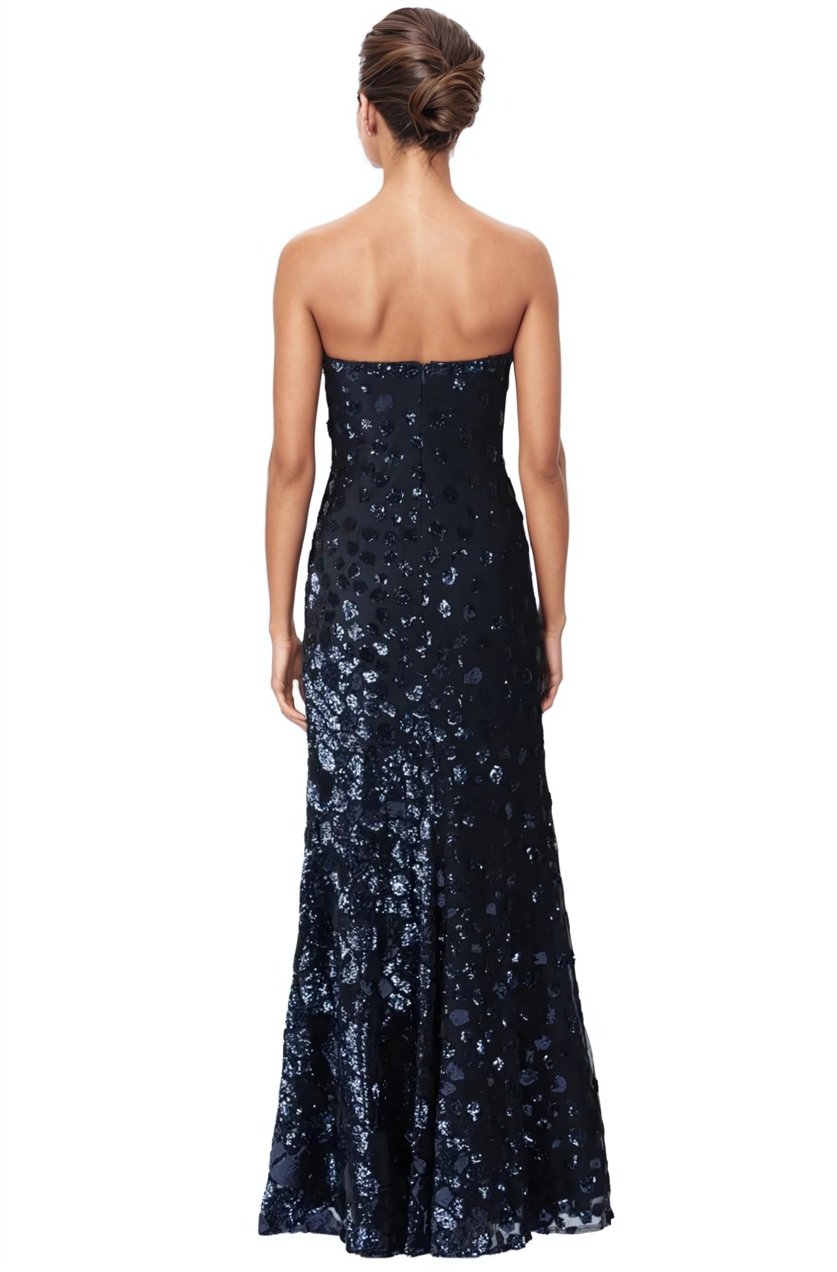Strapless Fit and Flare Gown (STORE STOCK MANHASSET) Gown Rene Ruiz Collection