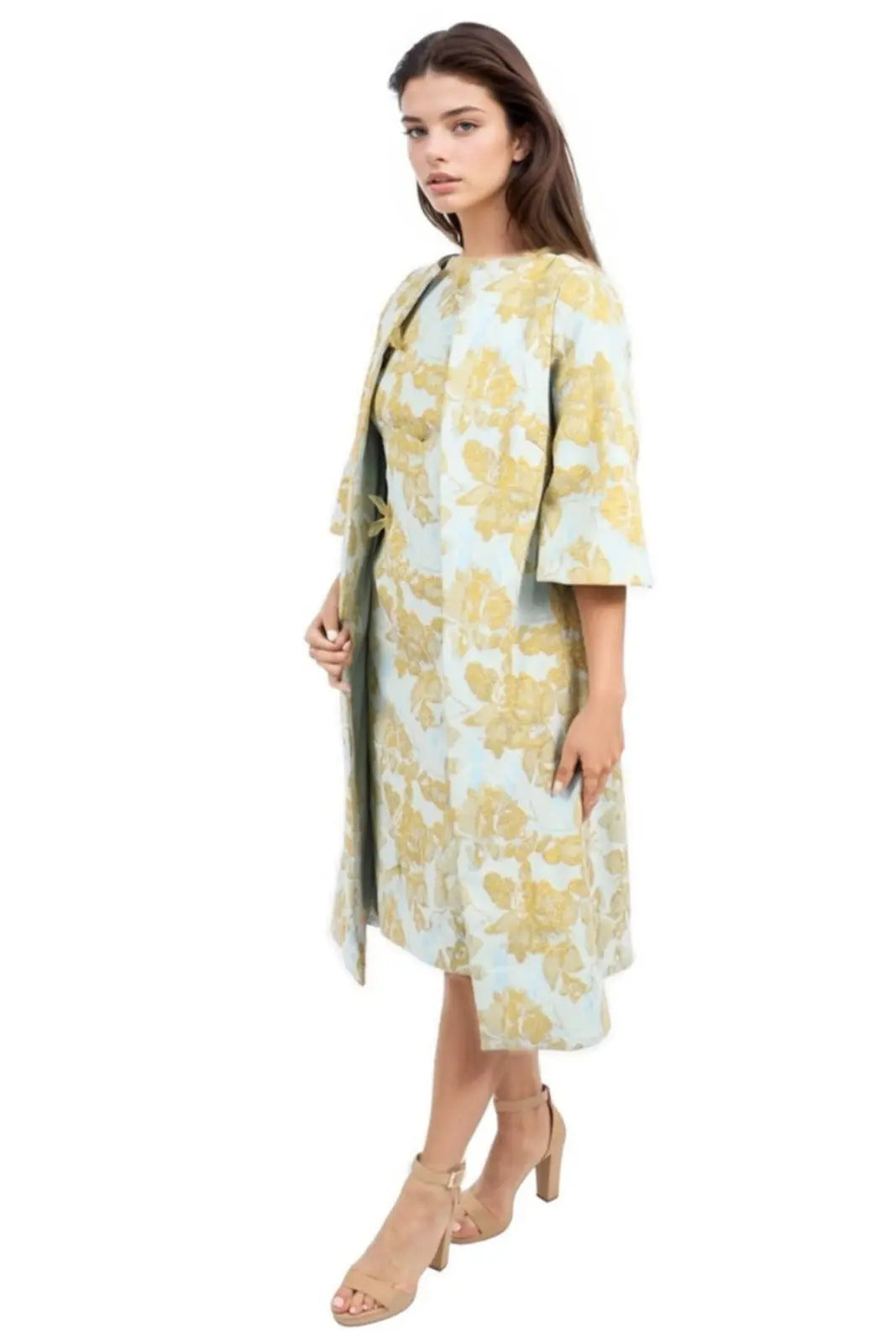 Brocade Coat Top Rene Ruiz Collection