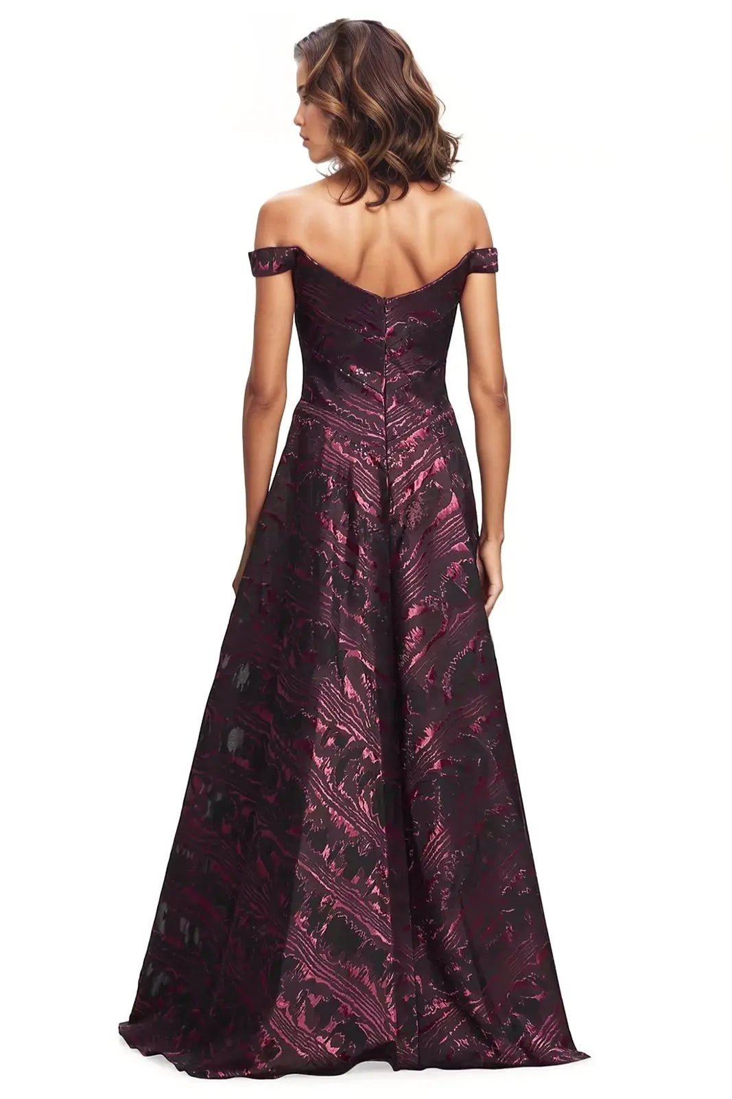 Fil Coupe Off The Shoulder Gown Gown Rene Ruiz Collection