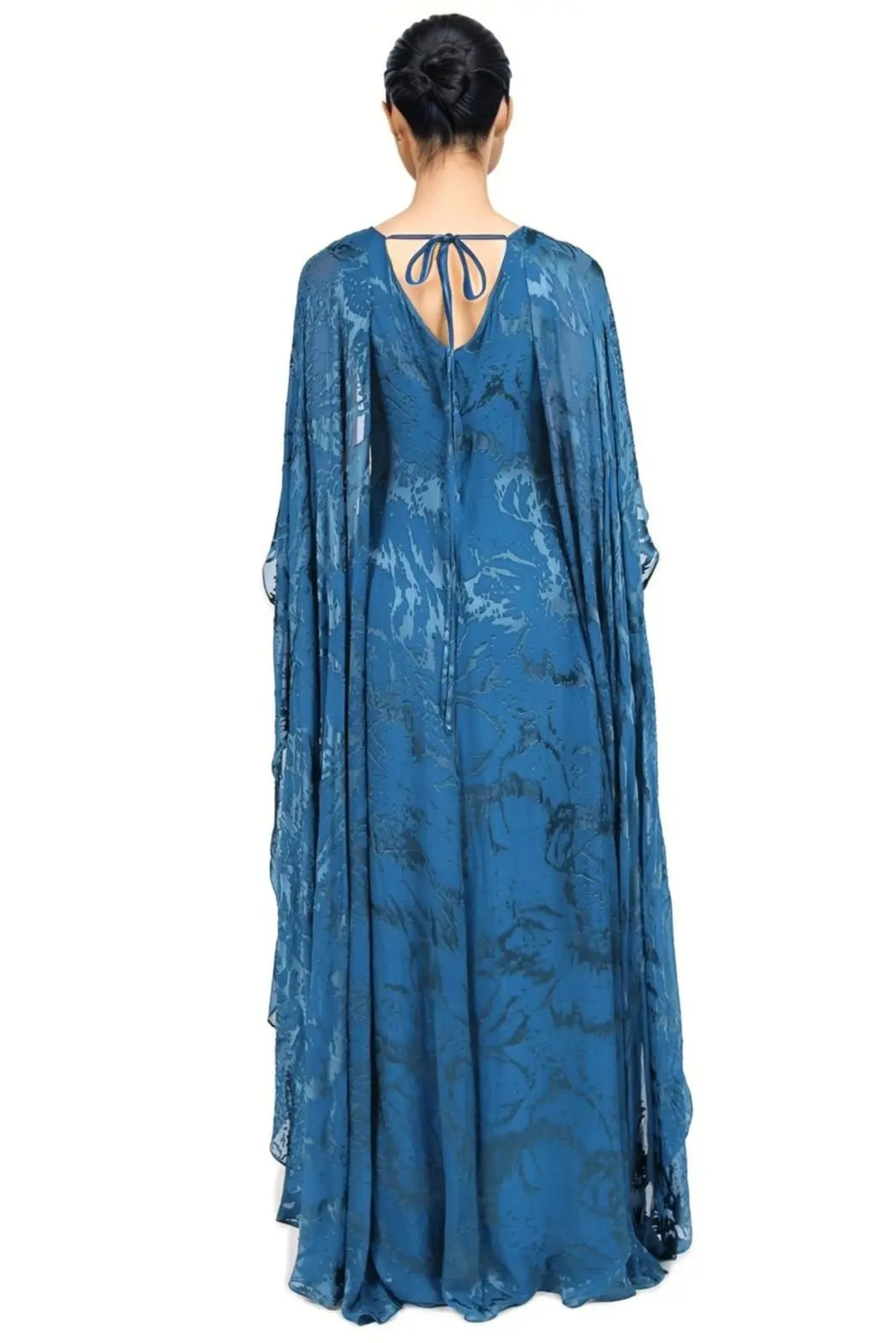 Burn out Cape Gown Gown Rene Ruiz Collection