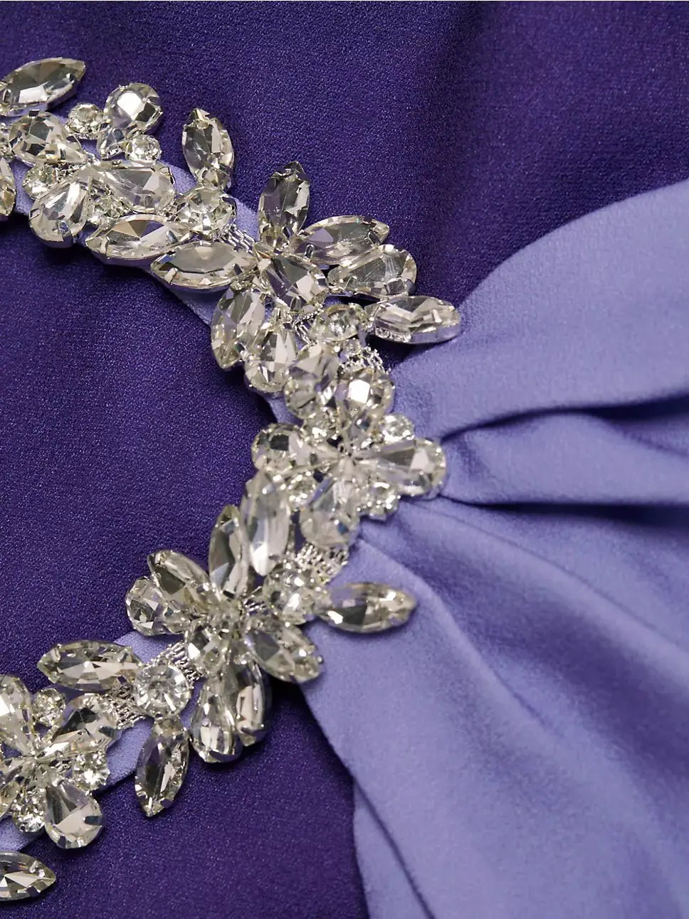 Embellished Halter Ombré Chiffon Gown Gown Rene Ruiz Collection