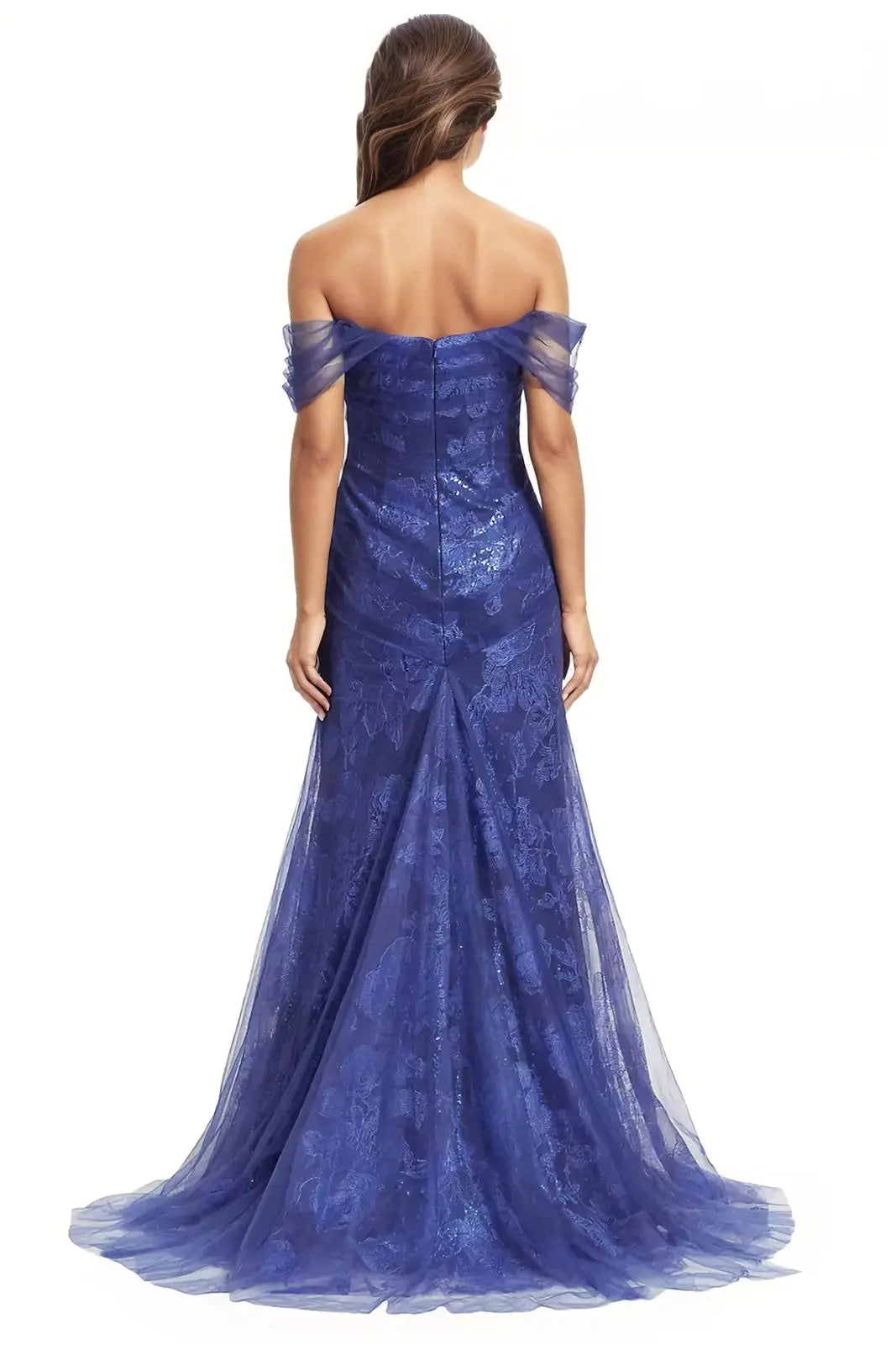 Draped Tulle Off The Shoulder Gown Gown Rene Ruiz Collection