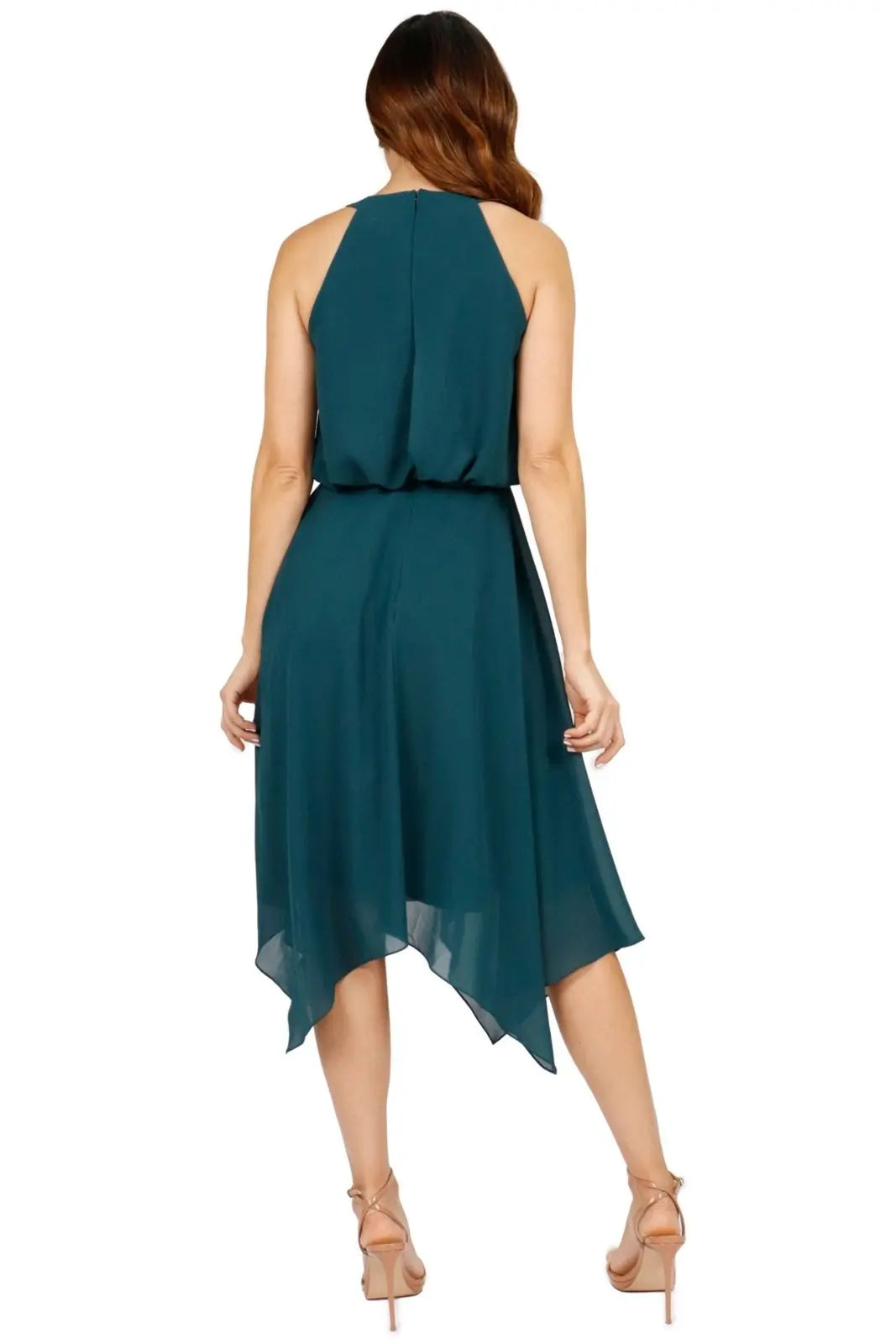 Halter Party Dress Cocktail Rene Ruiz Collection