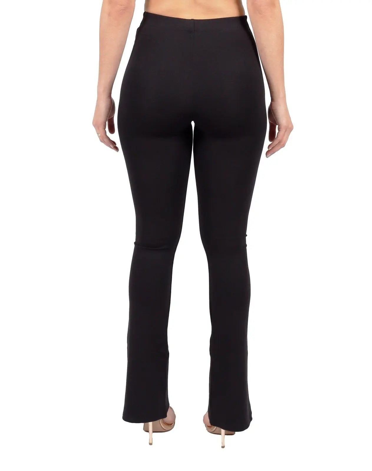 High Rise Flare Leggings Pants Rene Ruiz Collection