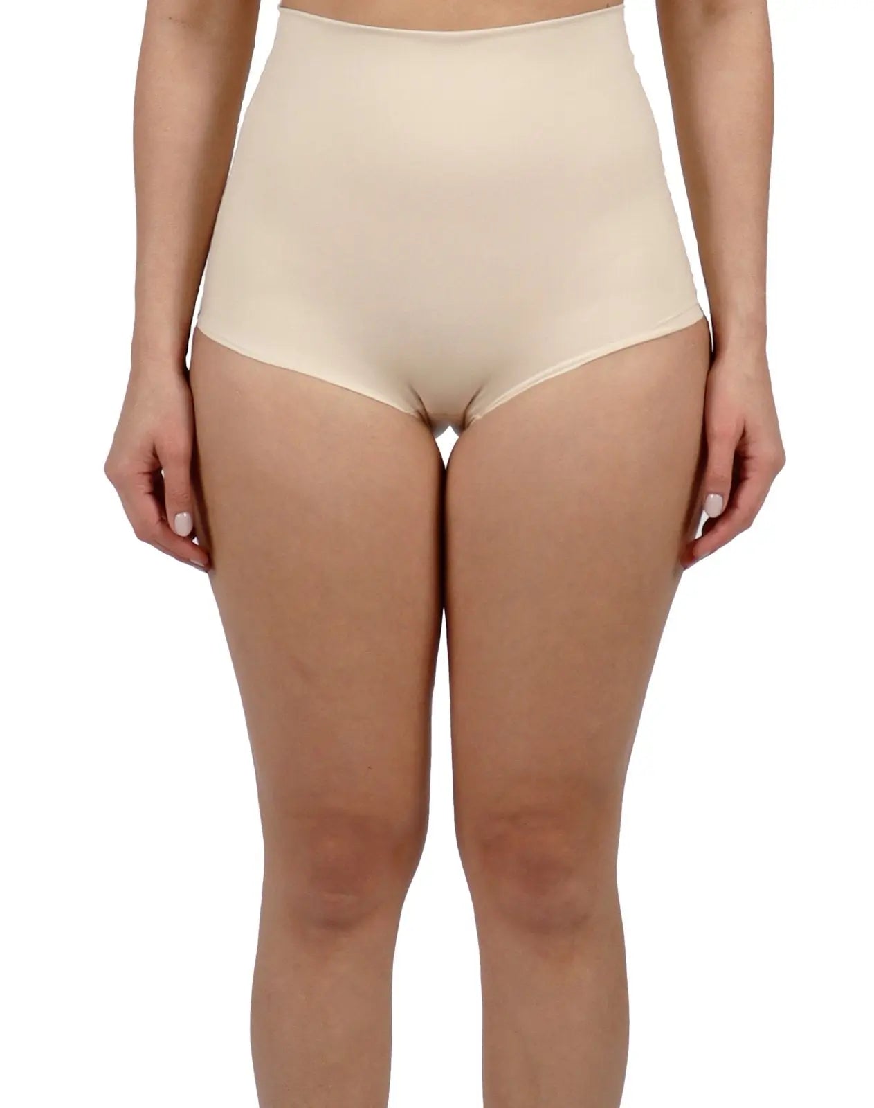 High Waisted Panty Shorts Rene Ruiz Collection S Beige