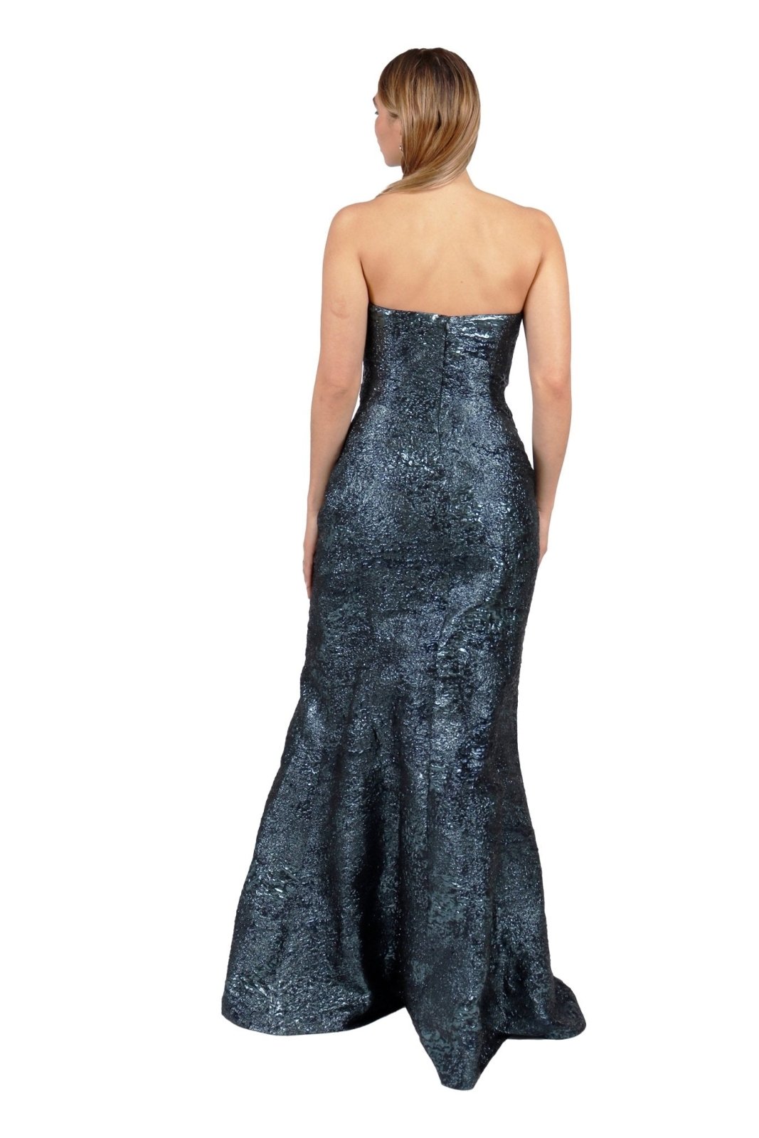 Strapless Fit and Flare Gown