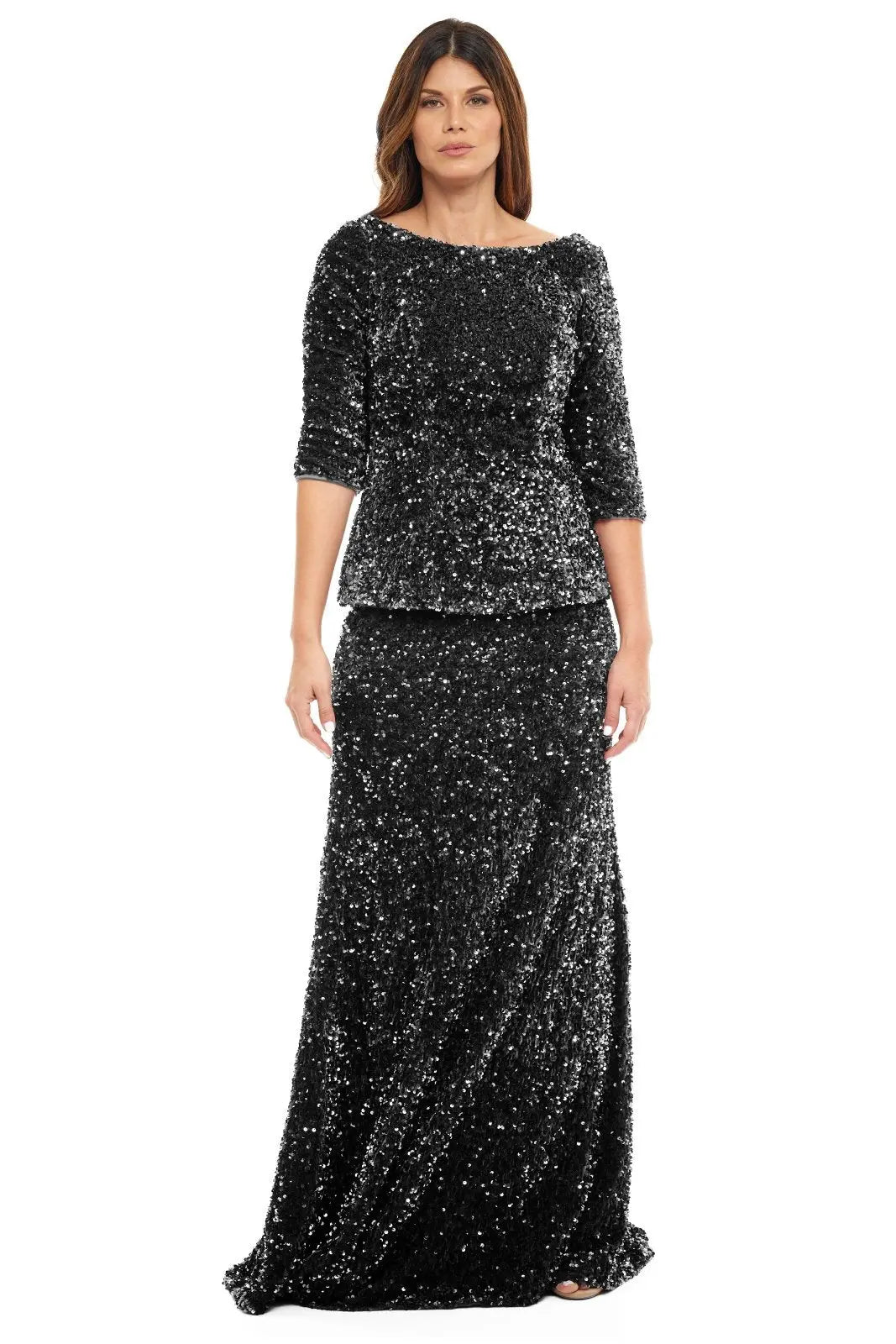Sequin Skirt Skirt Rene Ruiz Collection 2 Black