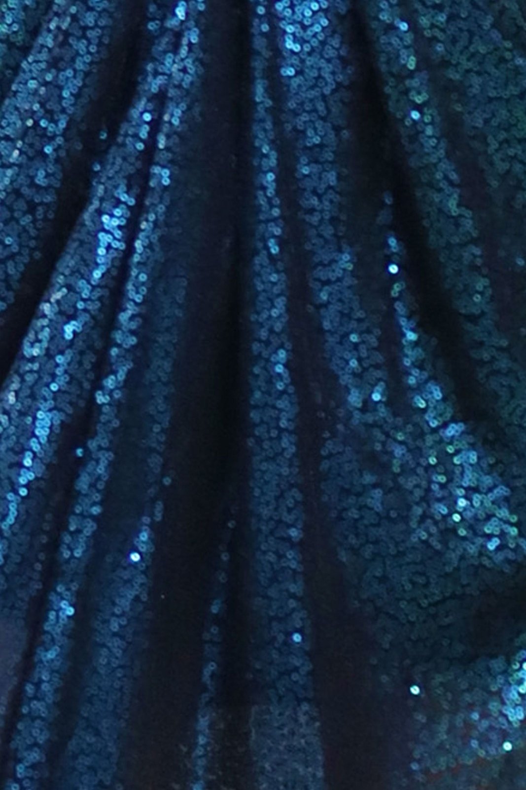 Long Sleeve V-Neck Sequin Gown Gown Rene Ruiz Collection