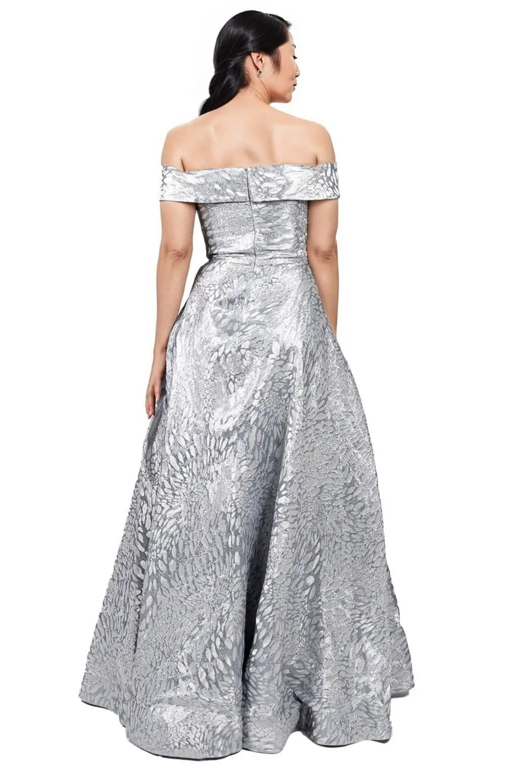 Off The Shoulder A-Line Gown