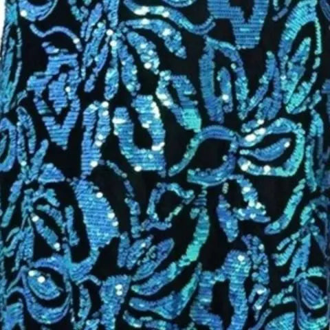 Off The Shoulder Sequin Gown Gown Rene Ruiz Collection