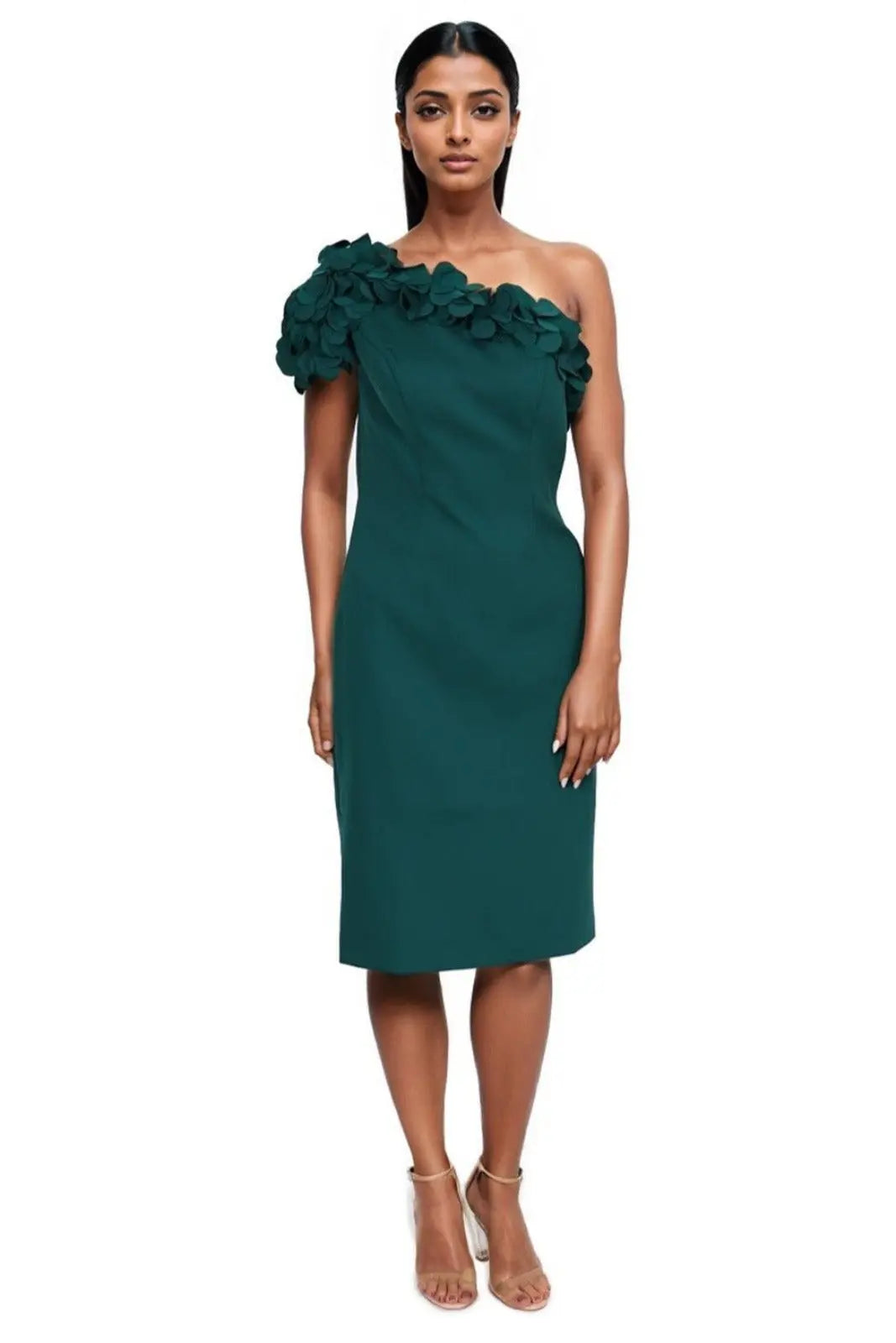 One Shoulder Cocktail Cocktail Rene Ruiz Collection 2 Green