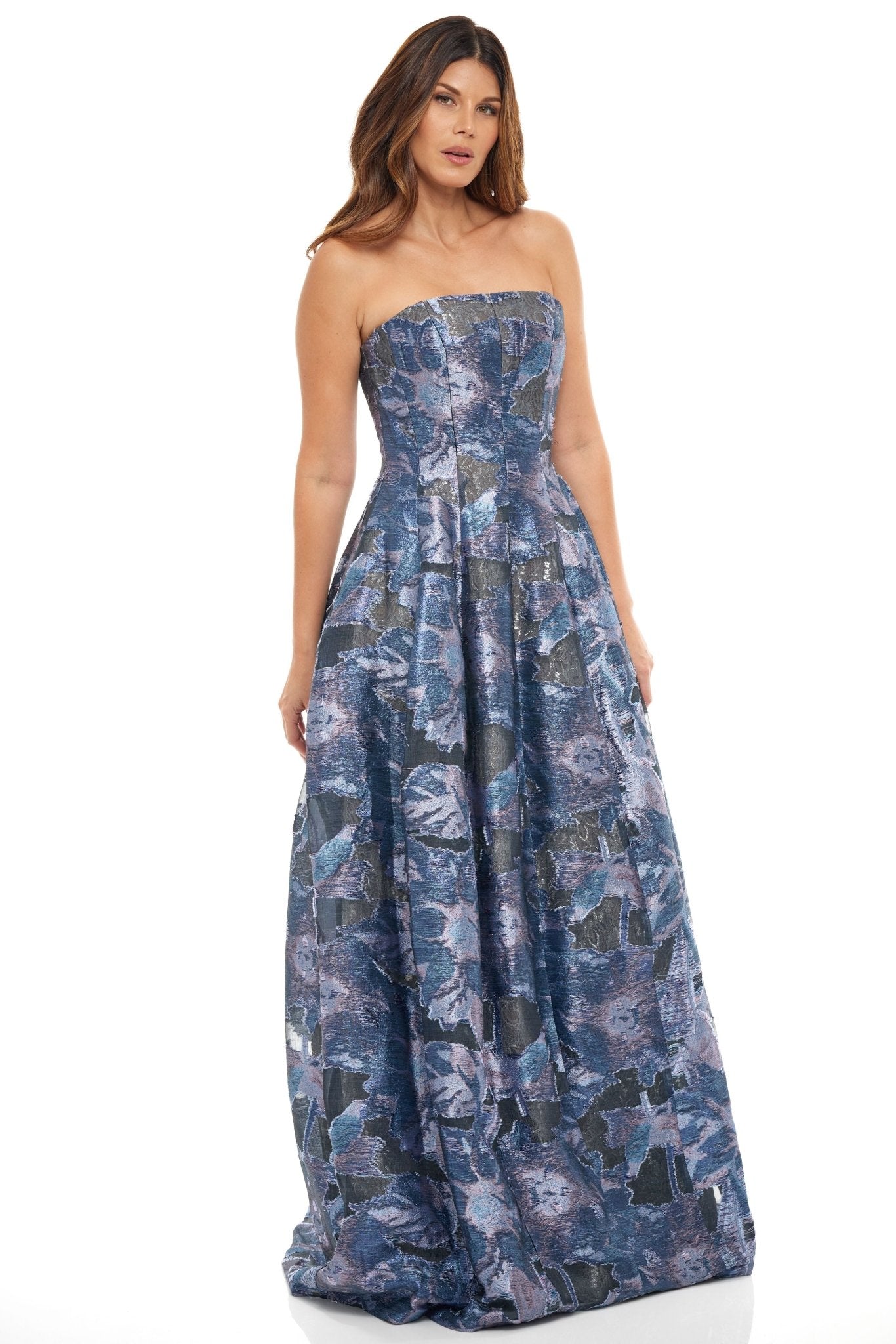 Strapless A-Line Gown Gown Rene Ruiz Collection