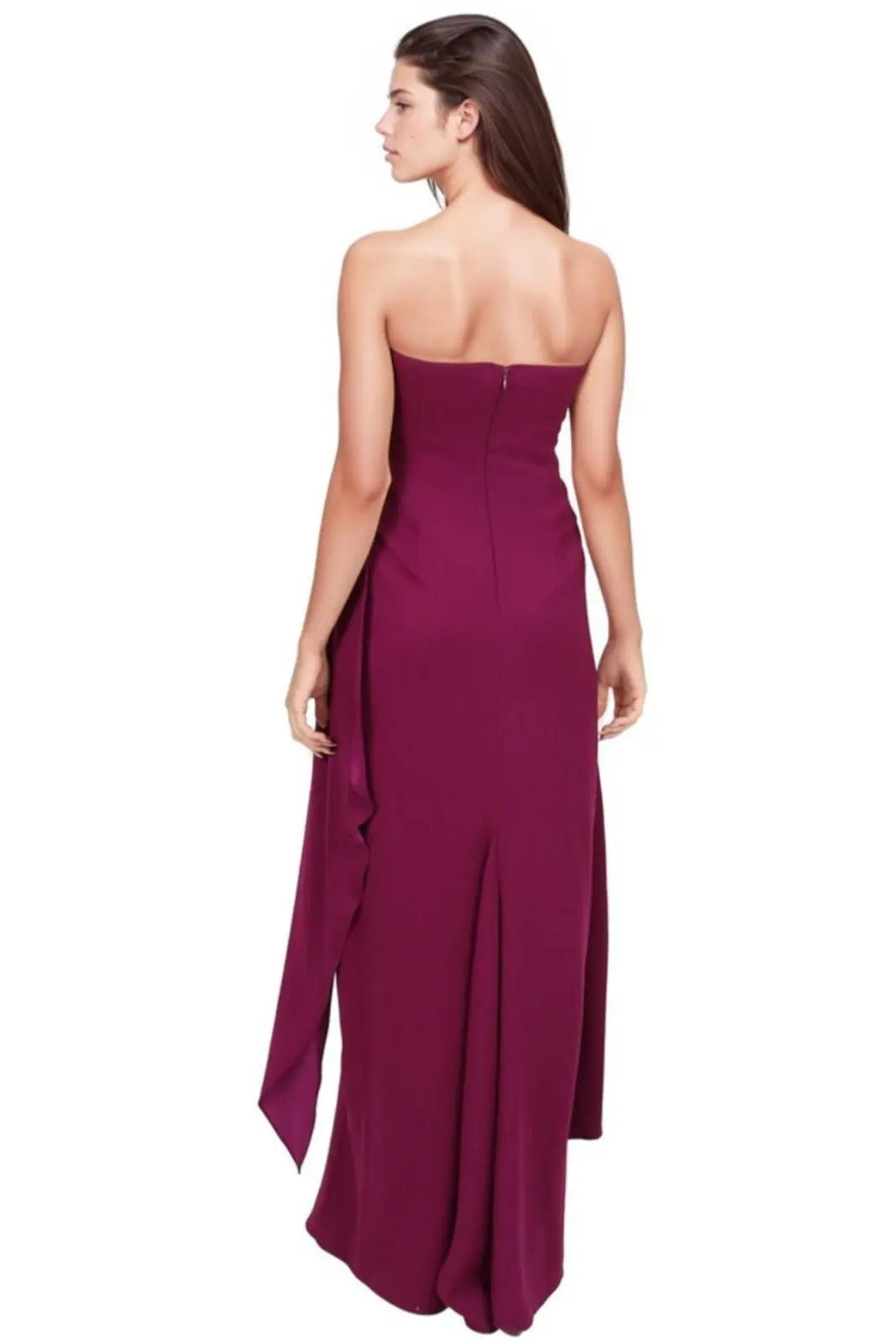 Strapless Crepe Gown