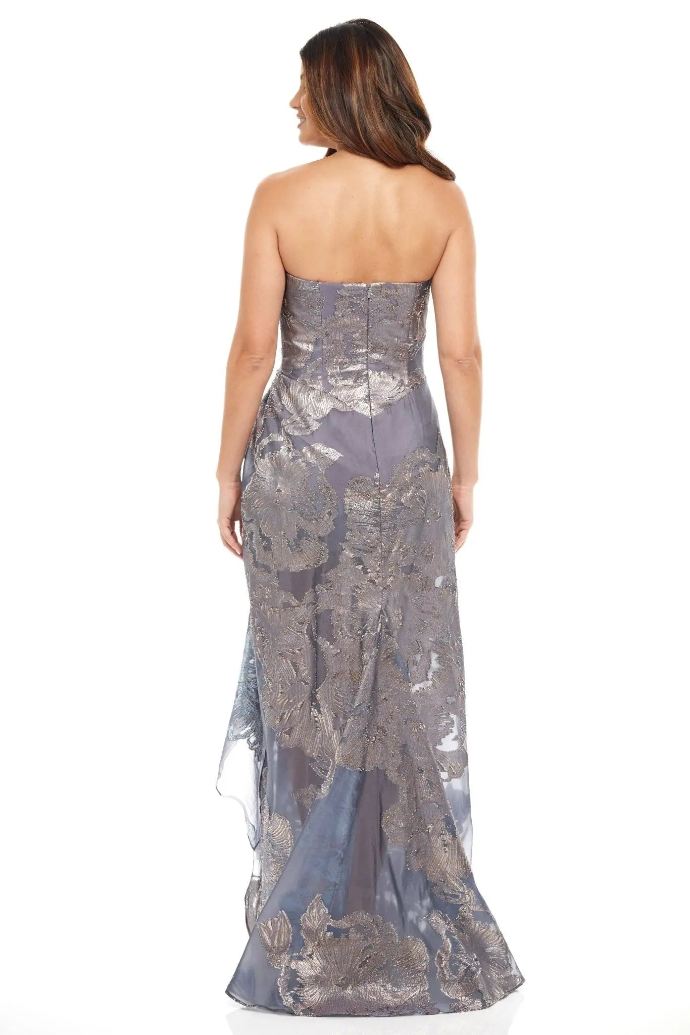 Strapless Draped Gown Gown Rene Ruiz Collection