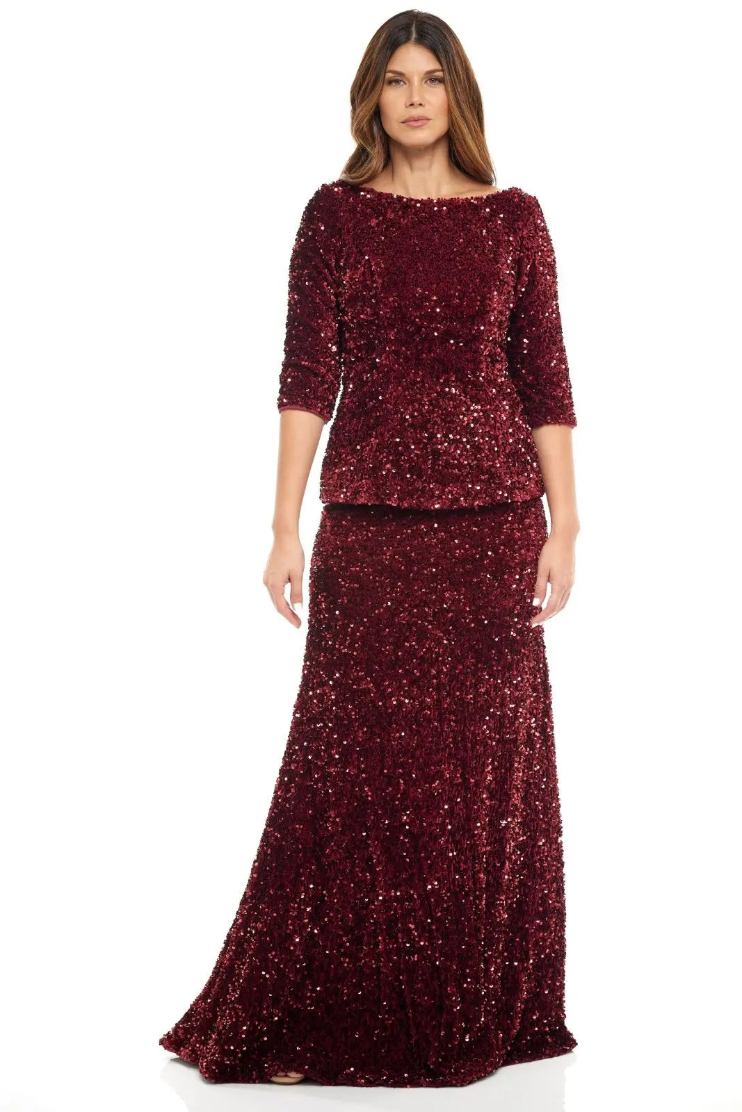 Sequin Skirt Skirt Rene Ruiz Collection 2 Red