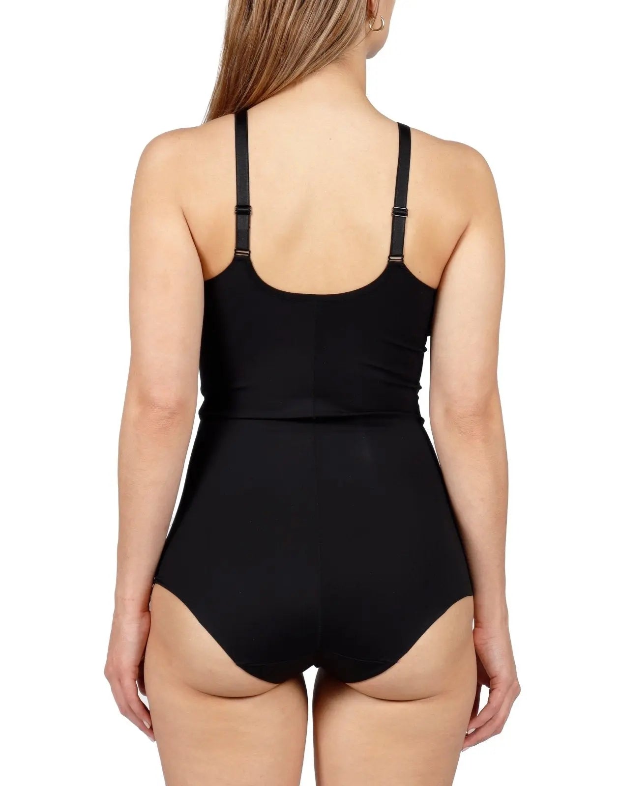V Neck Wrap Over Shapewear Bodysuit Bodysuit Rene Ruiz Collection