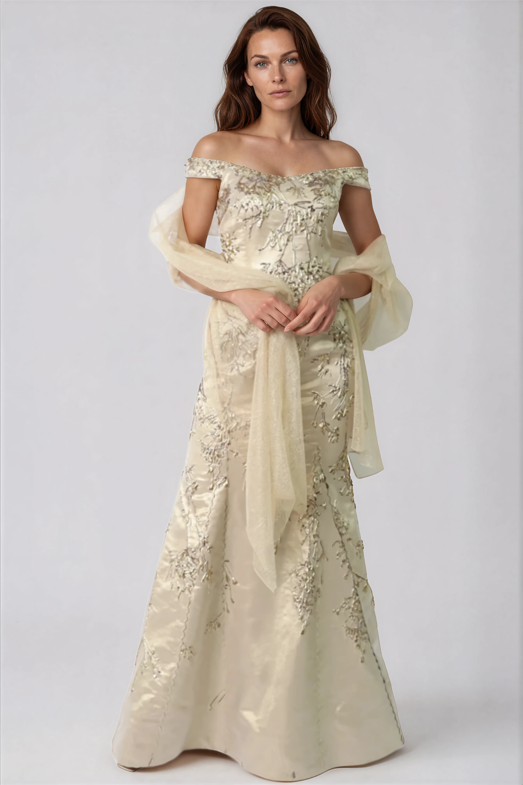 Shawl Accessory Rene Ruiz Collection Gold