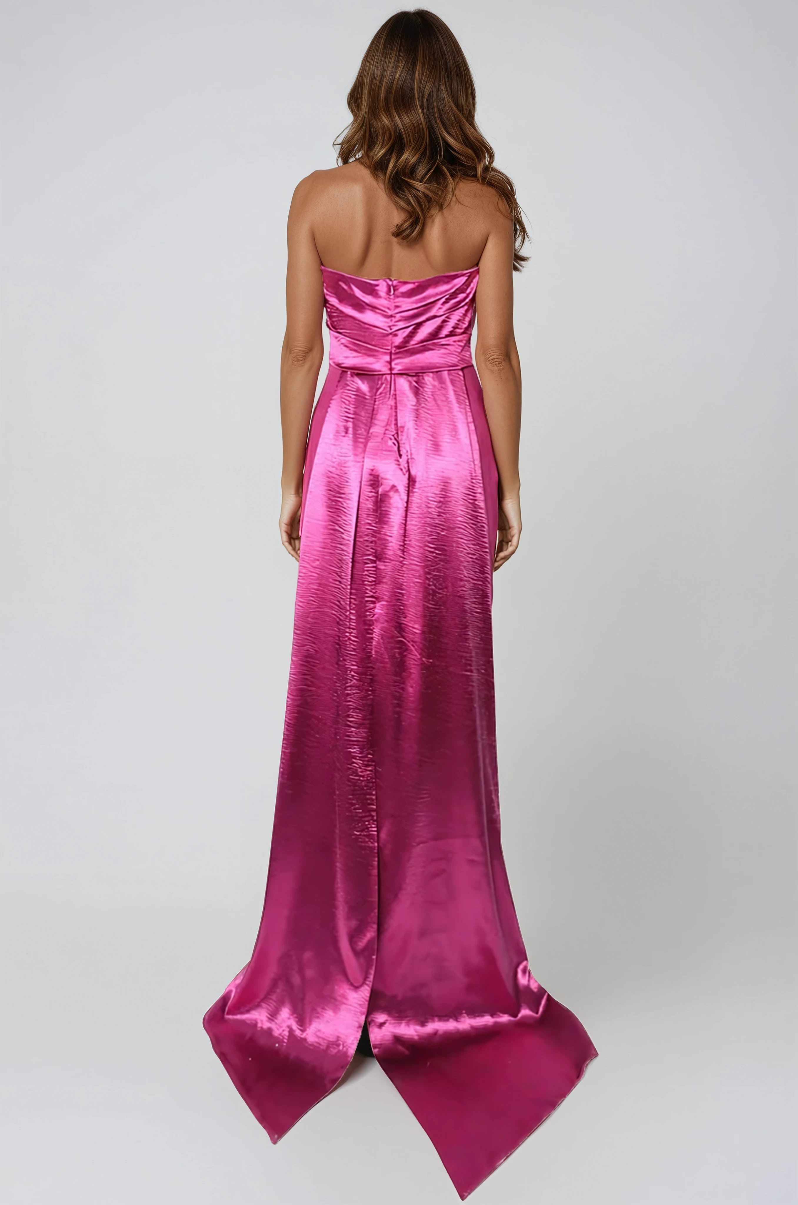 Mermaid Gown With Off The Shoulder Bows Gown Rene Ruiz Collection