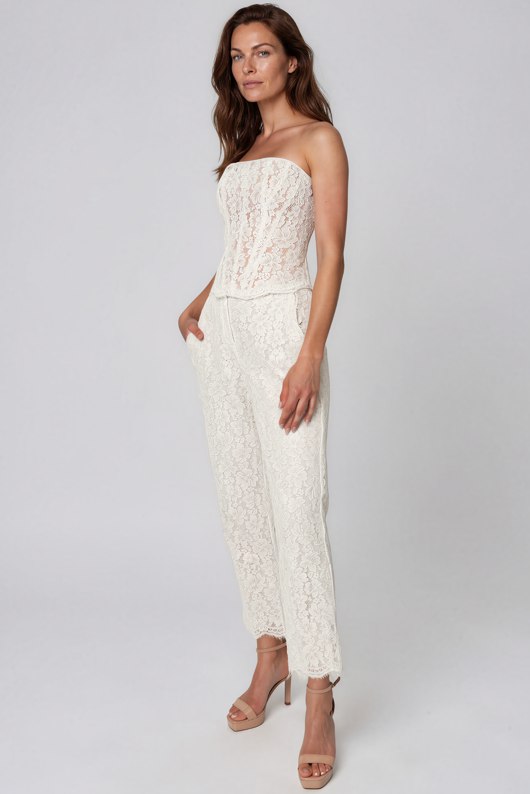 Strapless Lace Bustier Bustier Rene Ruiz Collection