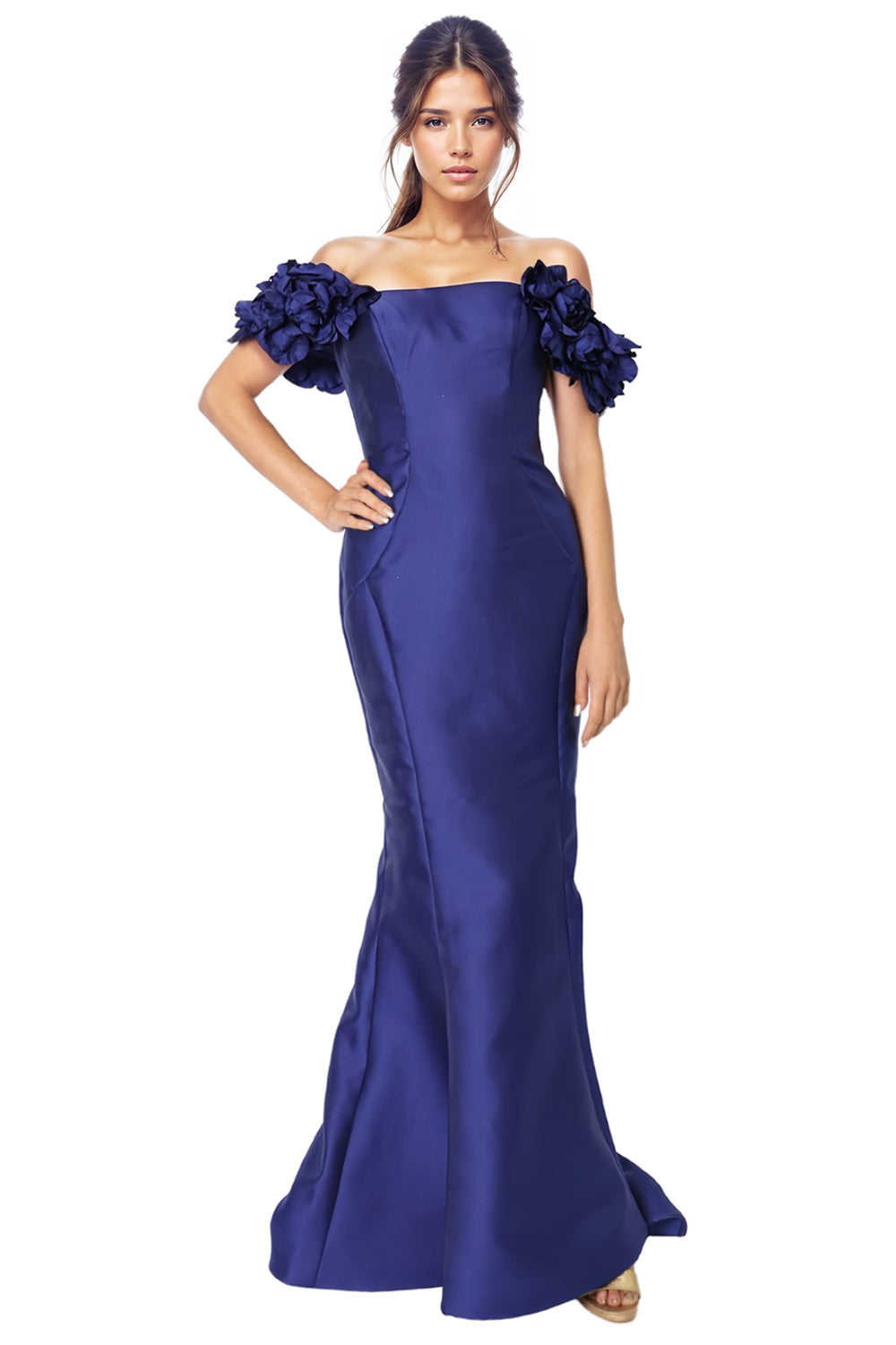 Steal The Show One Shoulder Fit and Flare Gown