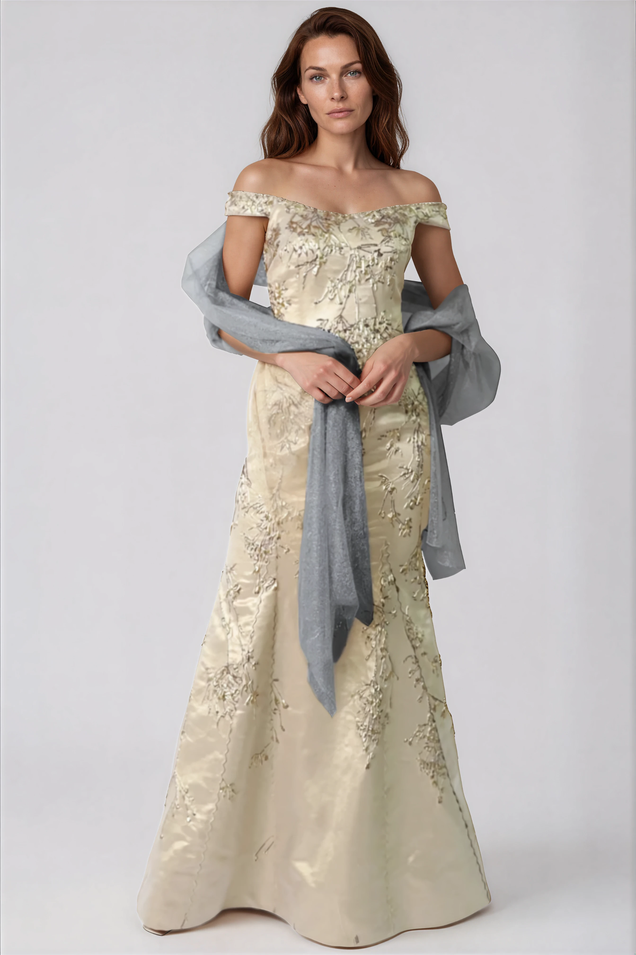 Shawl Accessory Rene Ruiz Collection Pewter