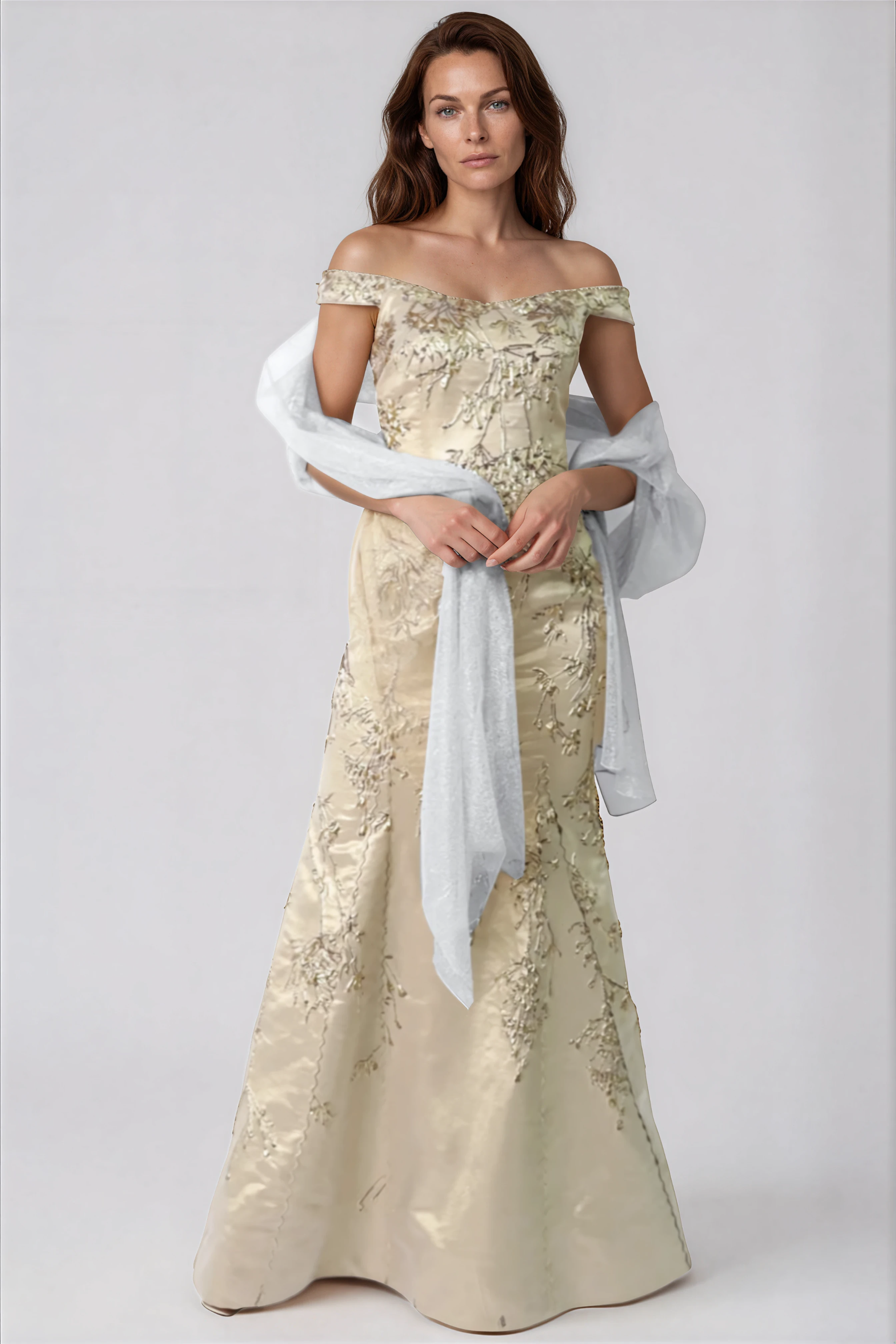 Shawl Accessory Rene Ruiz Collection Silver