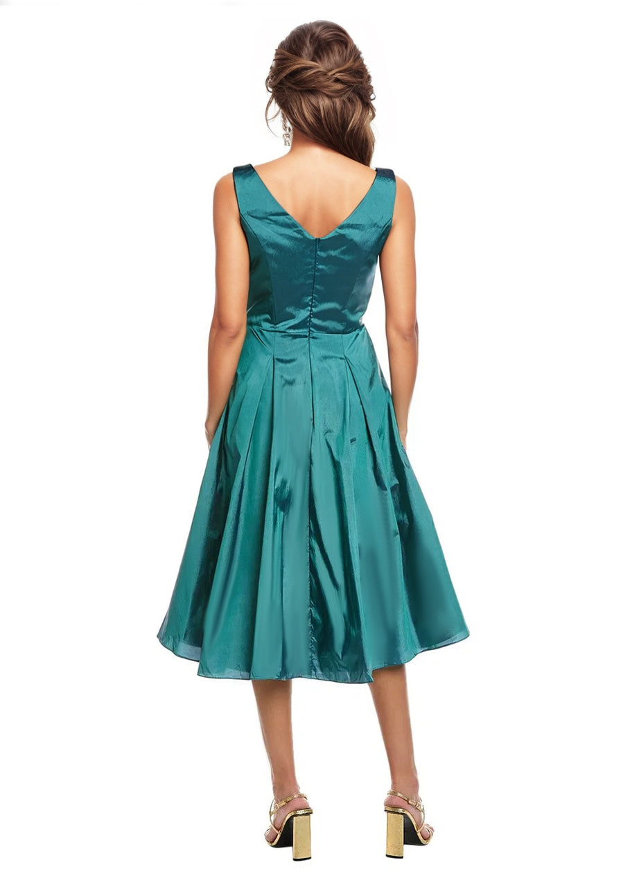 Sweetheart Taffeta A-Line Cocktail